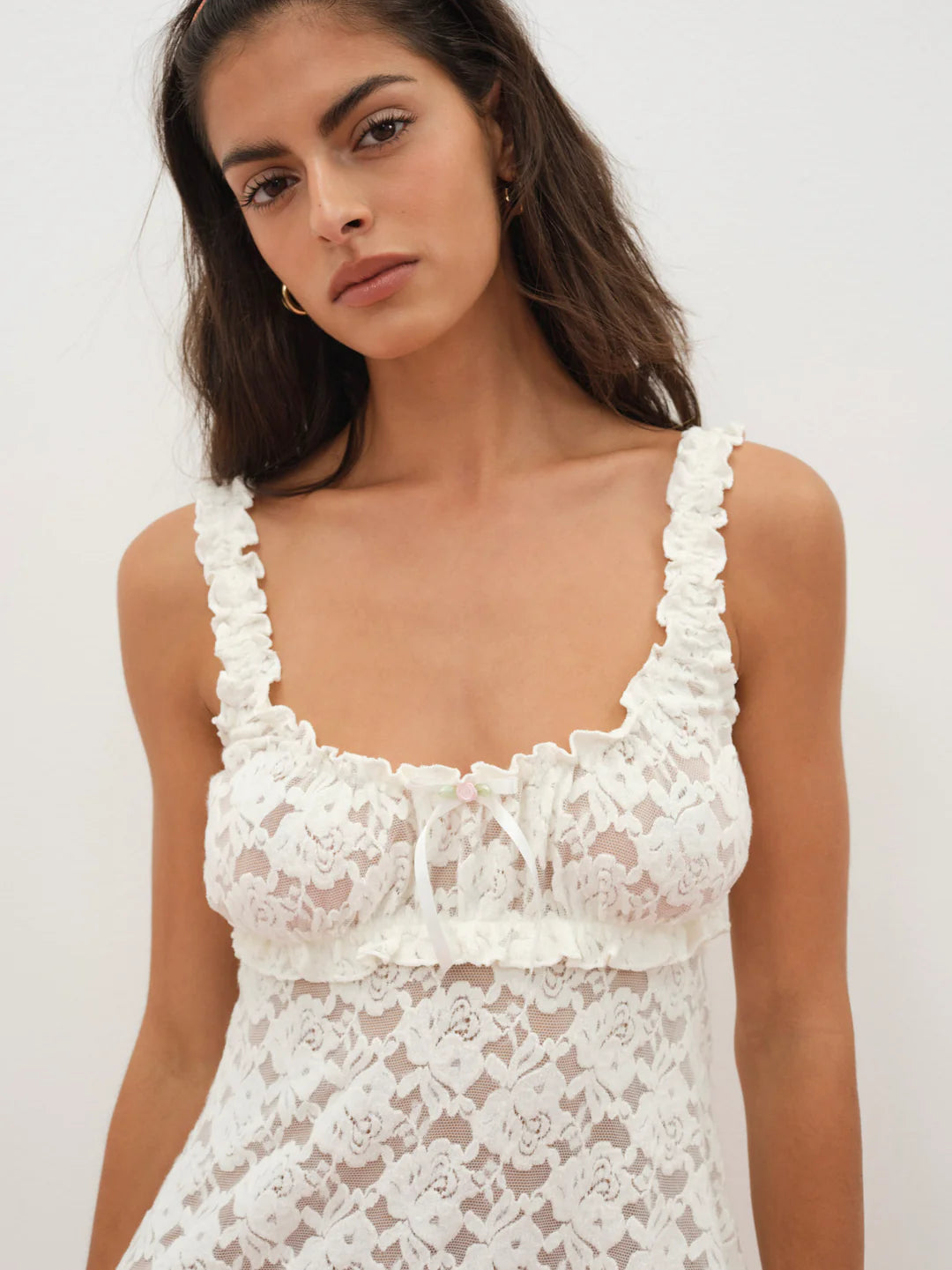 Cloud Lace Slip Dress
