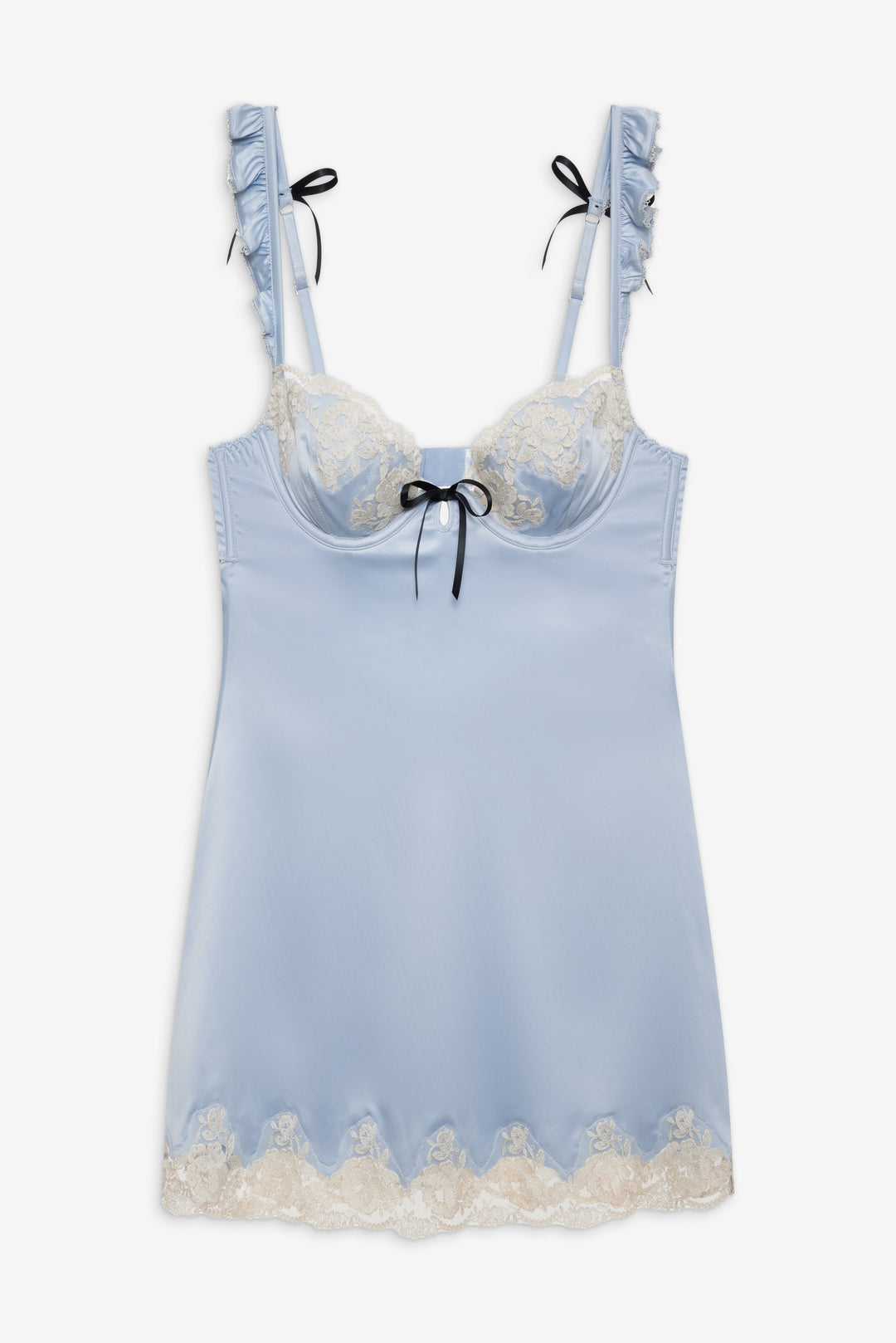Sweetheart Satin Slip Dress - ONFEMME By Lindsey's Kloset