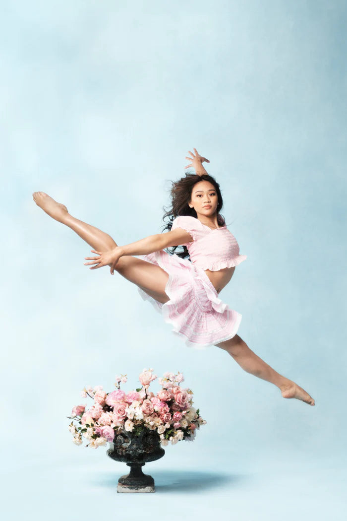 Ruffle Mini Stripe Cotton Skirt - ONFEMME By Lindsey's Kloset