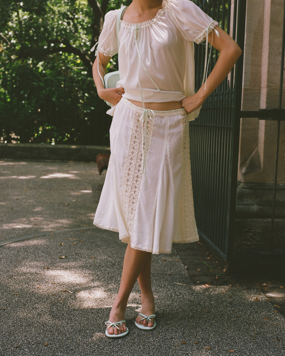 Aurelie Skirt - Vintage White