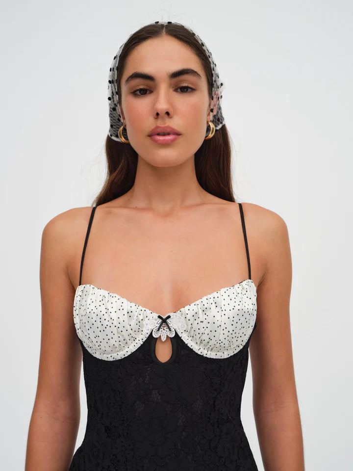 Tristan Lace Mini Dress - ONFEMME By Lindsey's Kloset