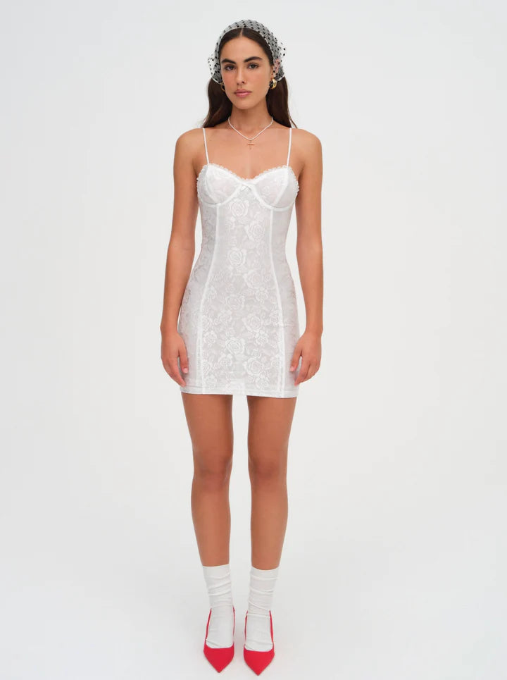 Lindy Lace Mini Dress - ONFEMME By Lindsey's Kloset