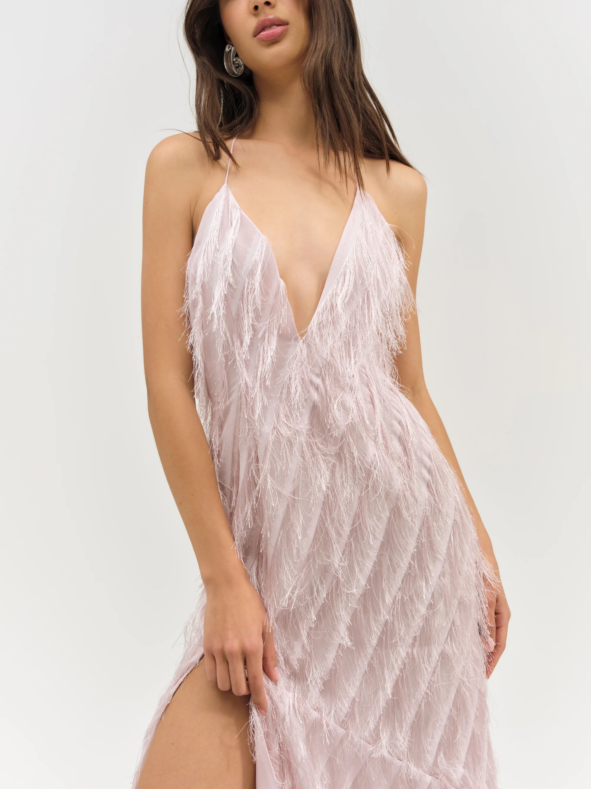 Heidi Fringe Maxi Dress - ONFEMME By Lindsey's Kloset
