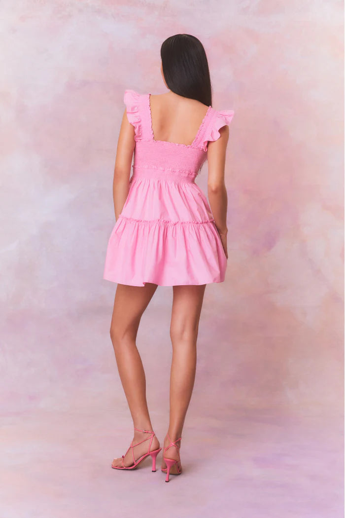 Poplar Flutter Sleeve Mini Dress - ONFEMME By Lindsey's Kloset