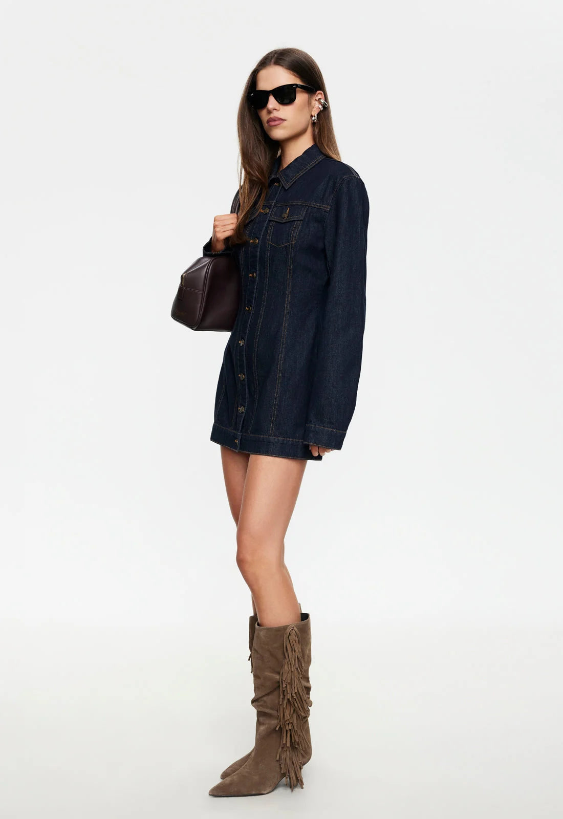 Rider Denim Mini Dress