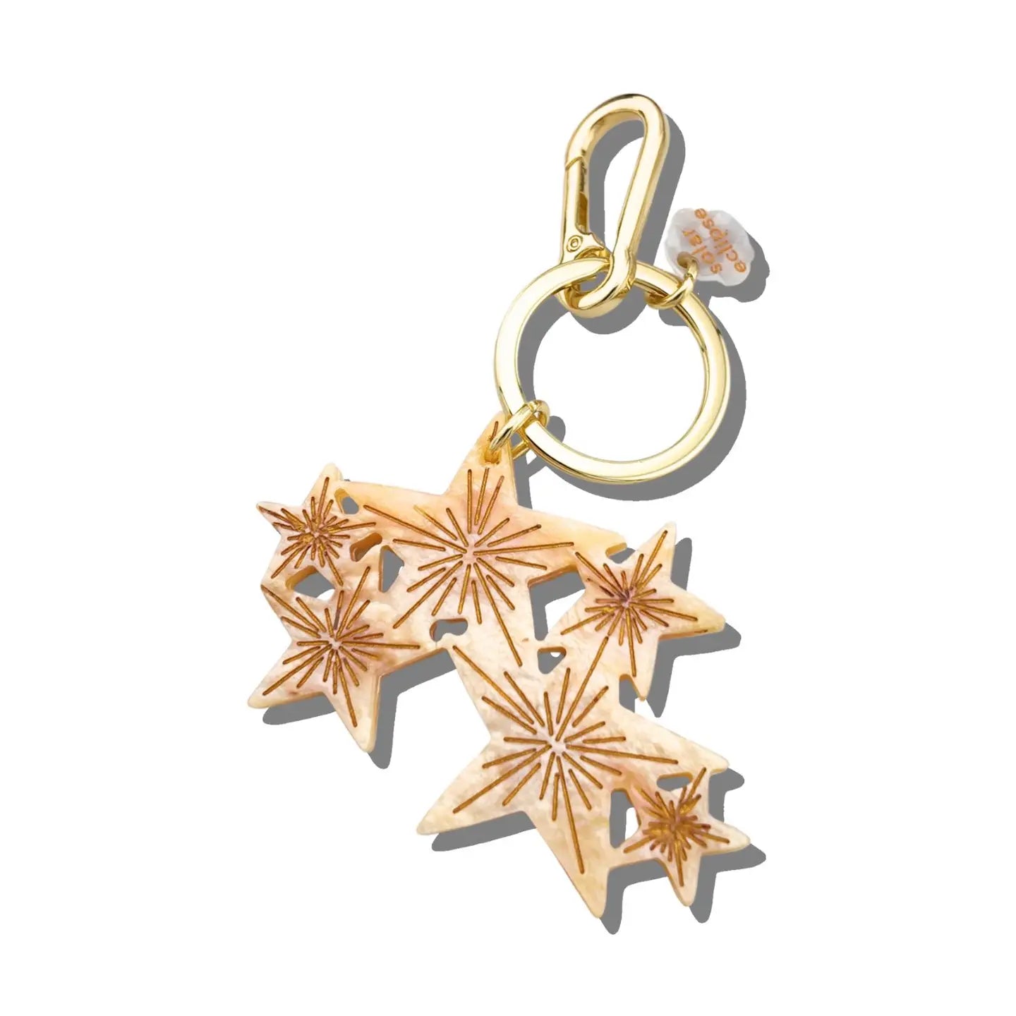 Hand-Painted Celestial Stars Bag Charm