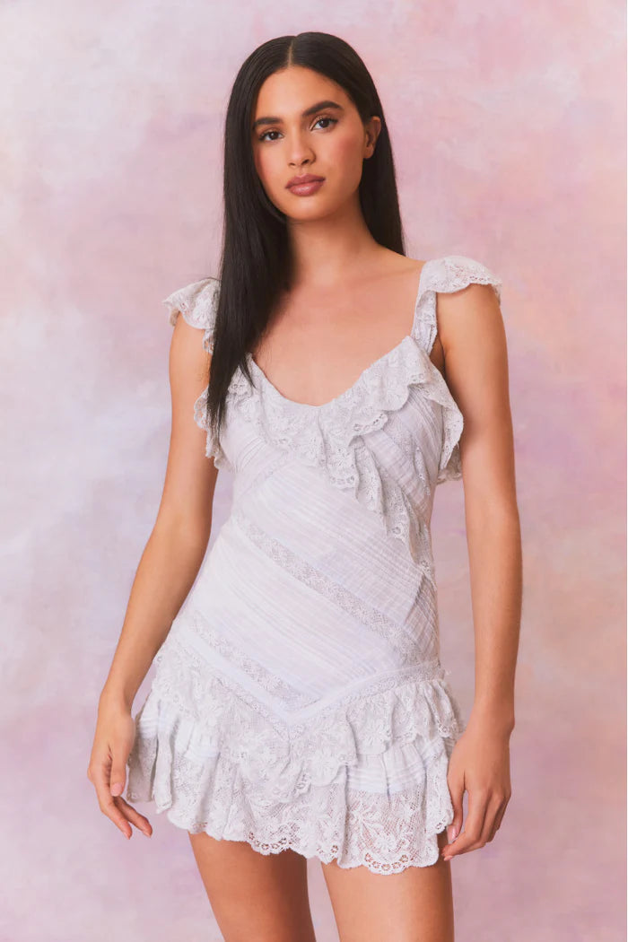 Bensley Lace Mini Dress - ONFEMME By Lindsey's Kloset