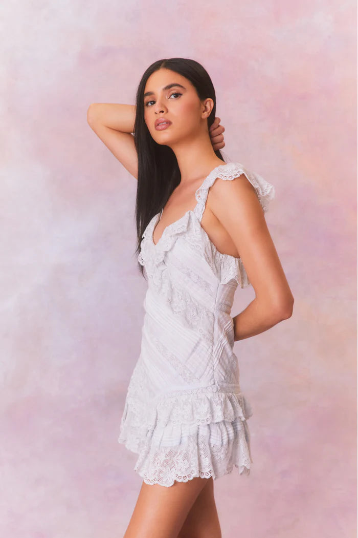 Bensley Lace Mini Dress - ONFEMME By Lindsey's Kloset