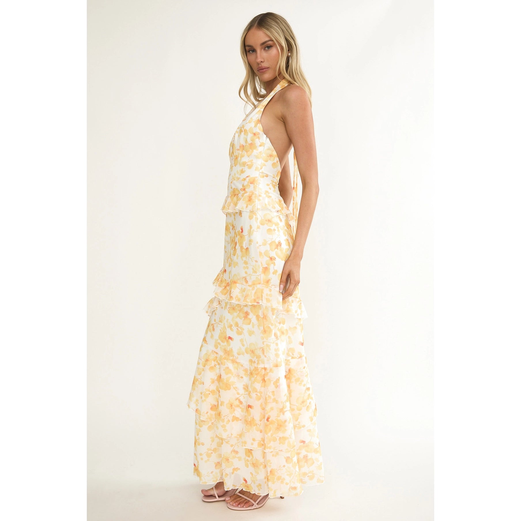 Sunshine Blossom Maxi Dress