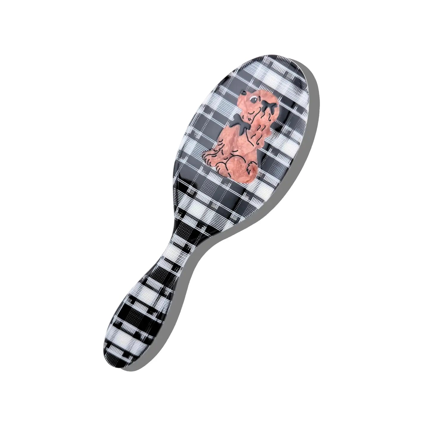 Hand-Painted Coquette Puppy Amazing Hair Day Brush - ONFEMME By Lindsey's Kloset
