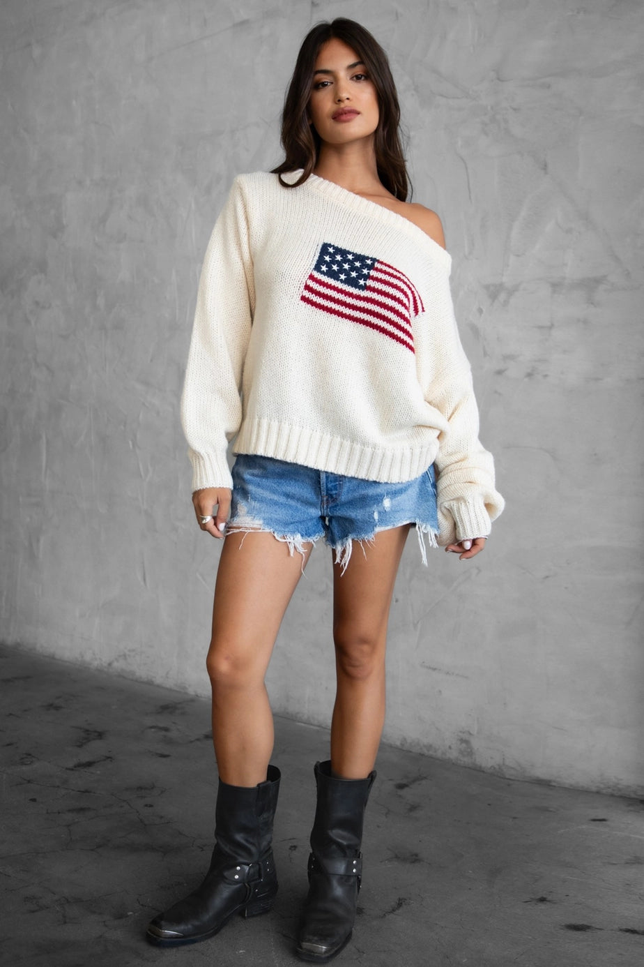 American Dream Sweater - ONFEMME By Lindsey's Kloset
