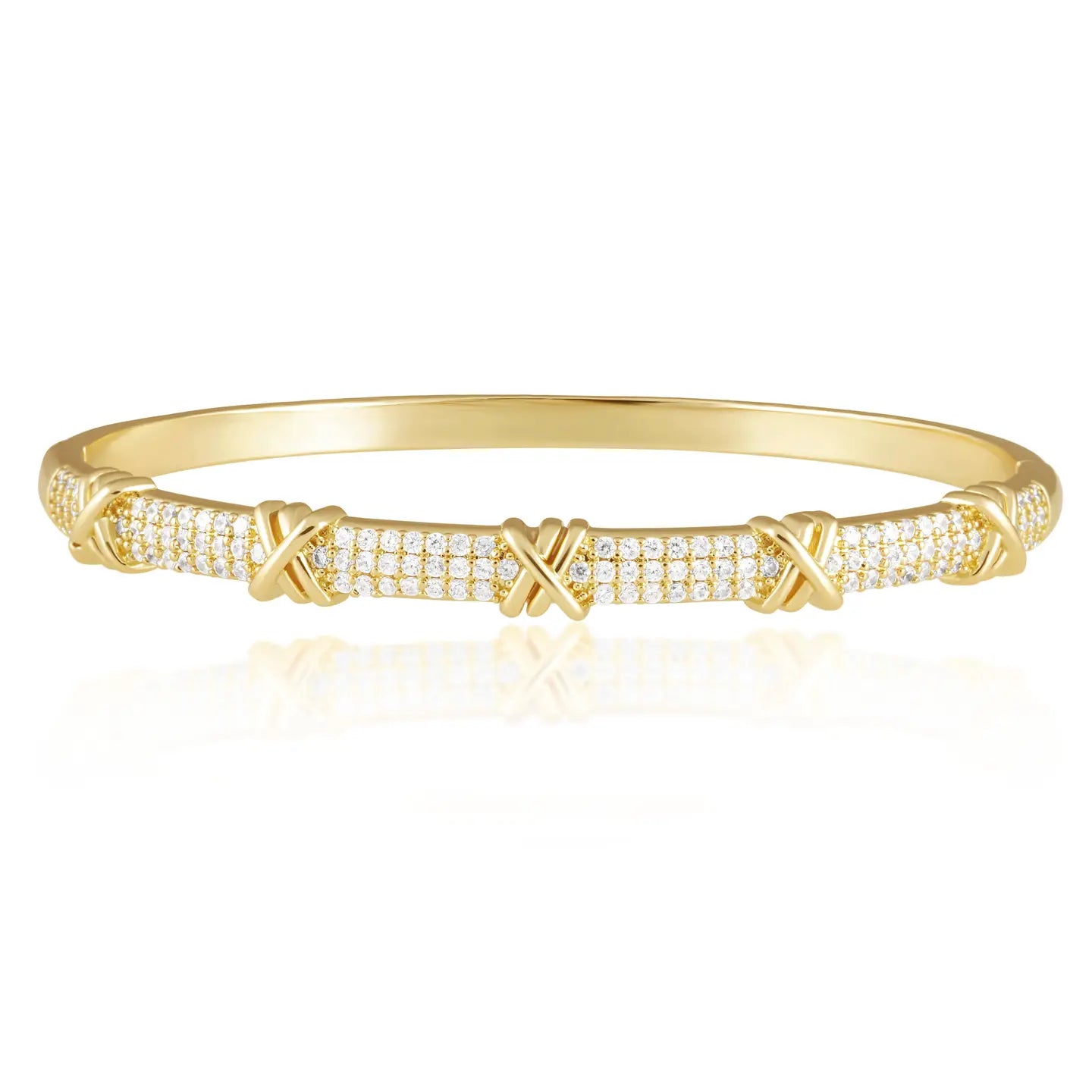 Catherine Pavé Bangle - ONFEMME By Lindsey's Kloset