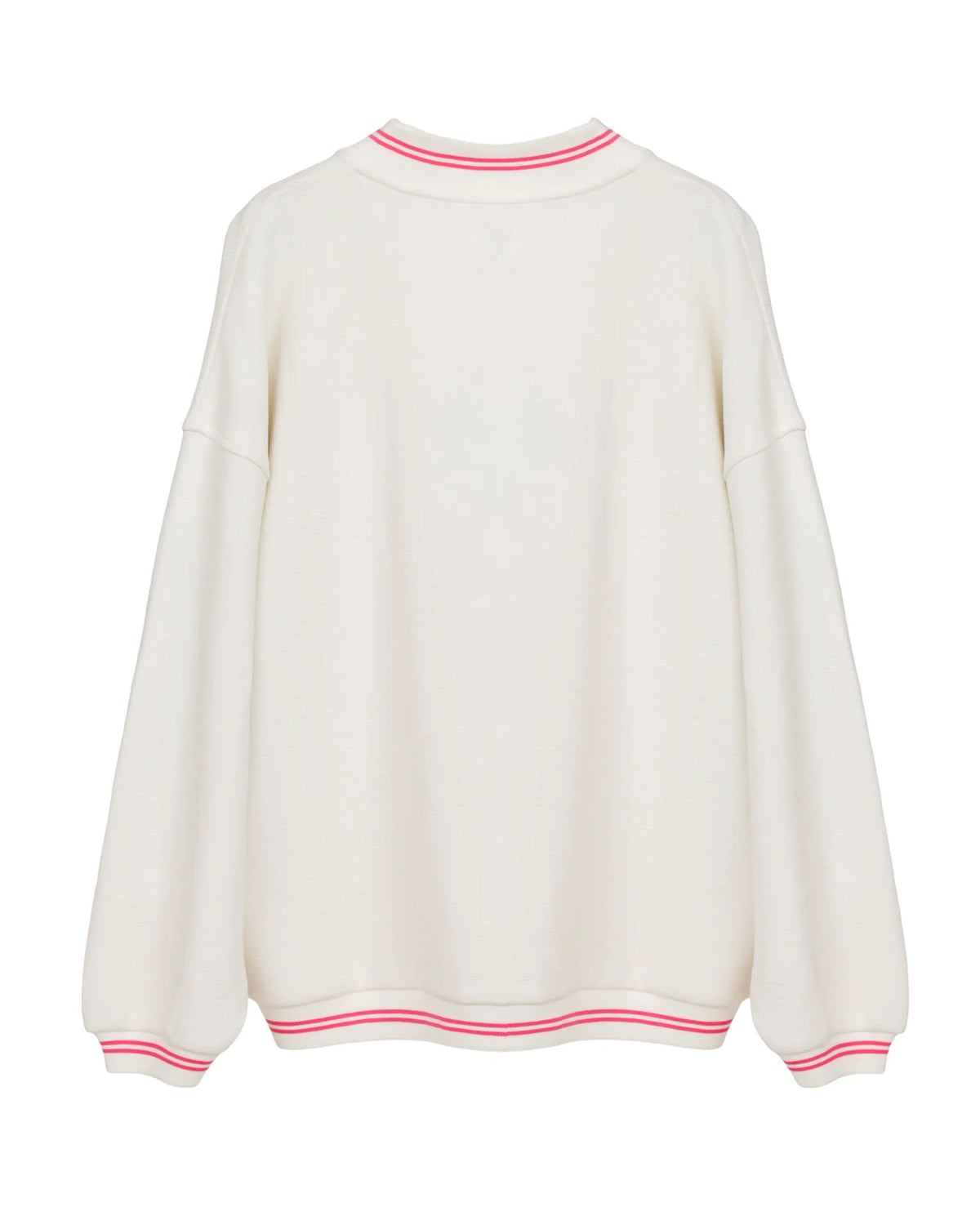 Pink Cherub University Henley Crewneck - ONFEMME By Lindsey's Kloset