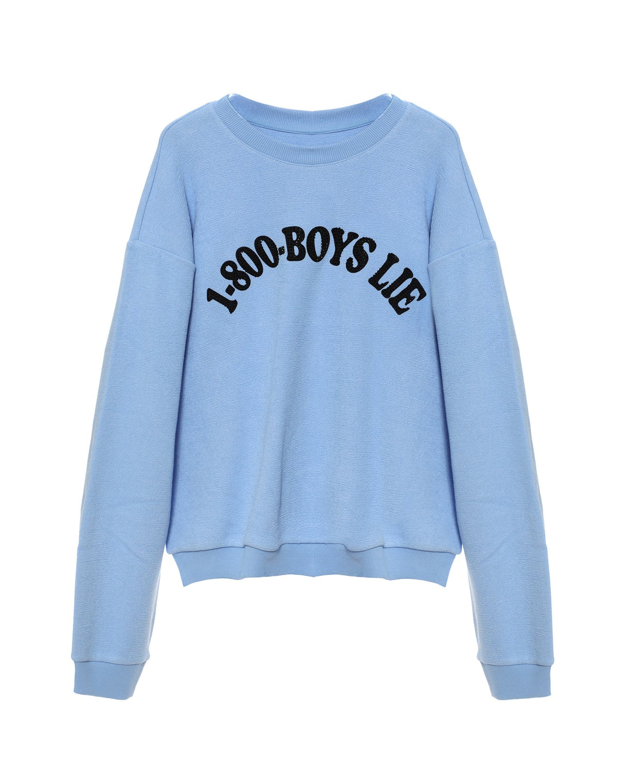 Blue 1-800 Revamped Kara Crewneck - ONFEMME By Lindsey's Kloset