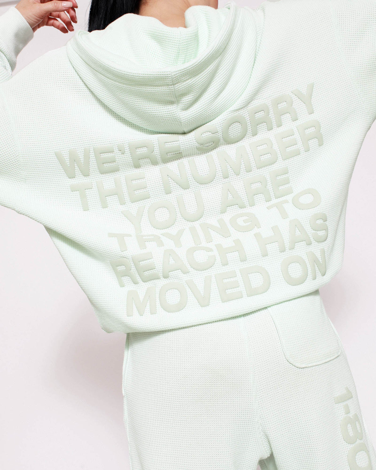 GREEN 1-800 REUNION HOODIE - ONFEMME By Lindsey's Kloset