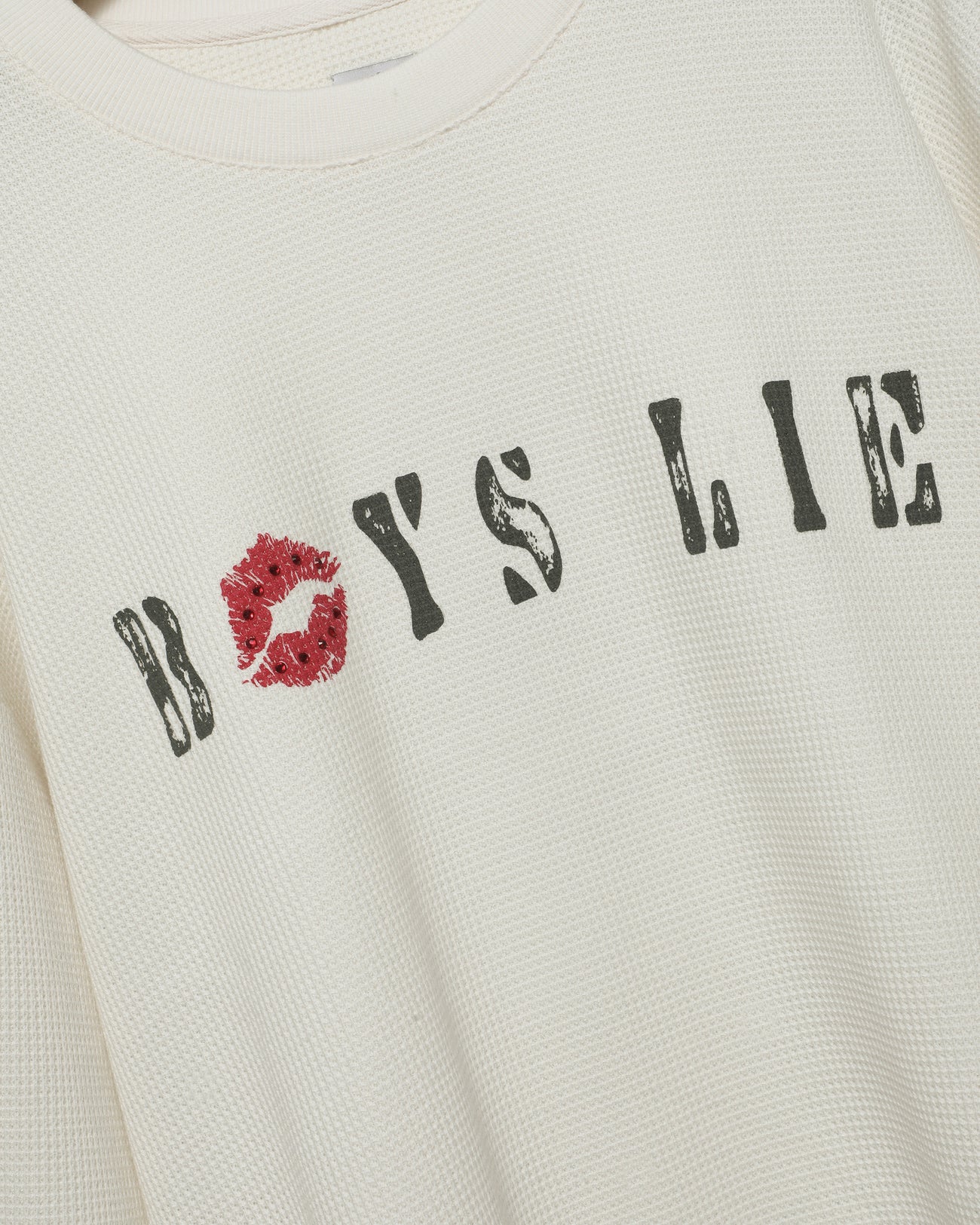 Cadet White Kara Crewneck - ONFEMME By Lindsey's Kloset