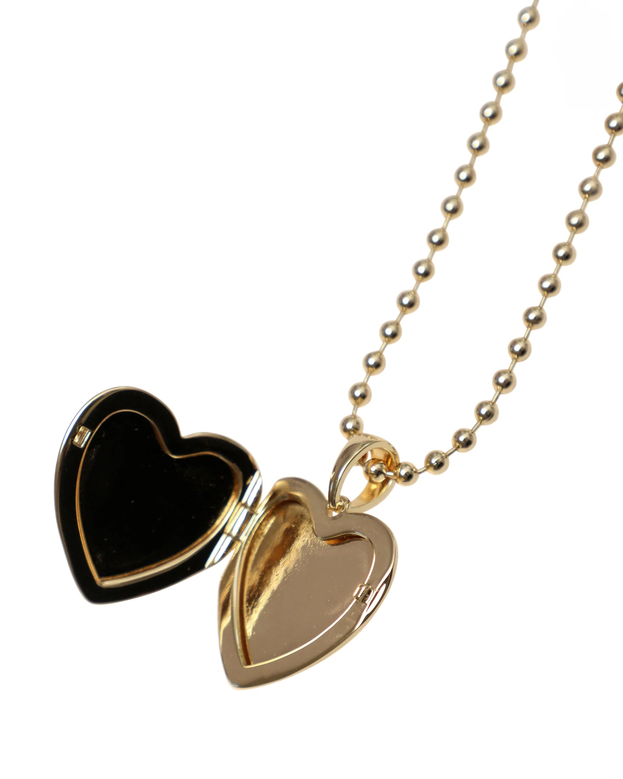 Boys Lie Gold Locket With Rhodium Angel - ONFEMME By Lindsey's Kloset