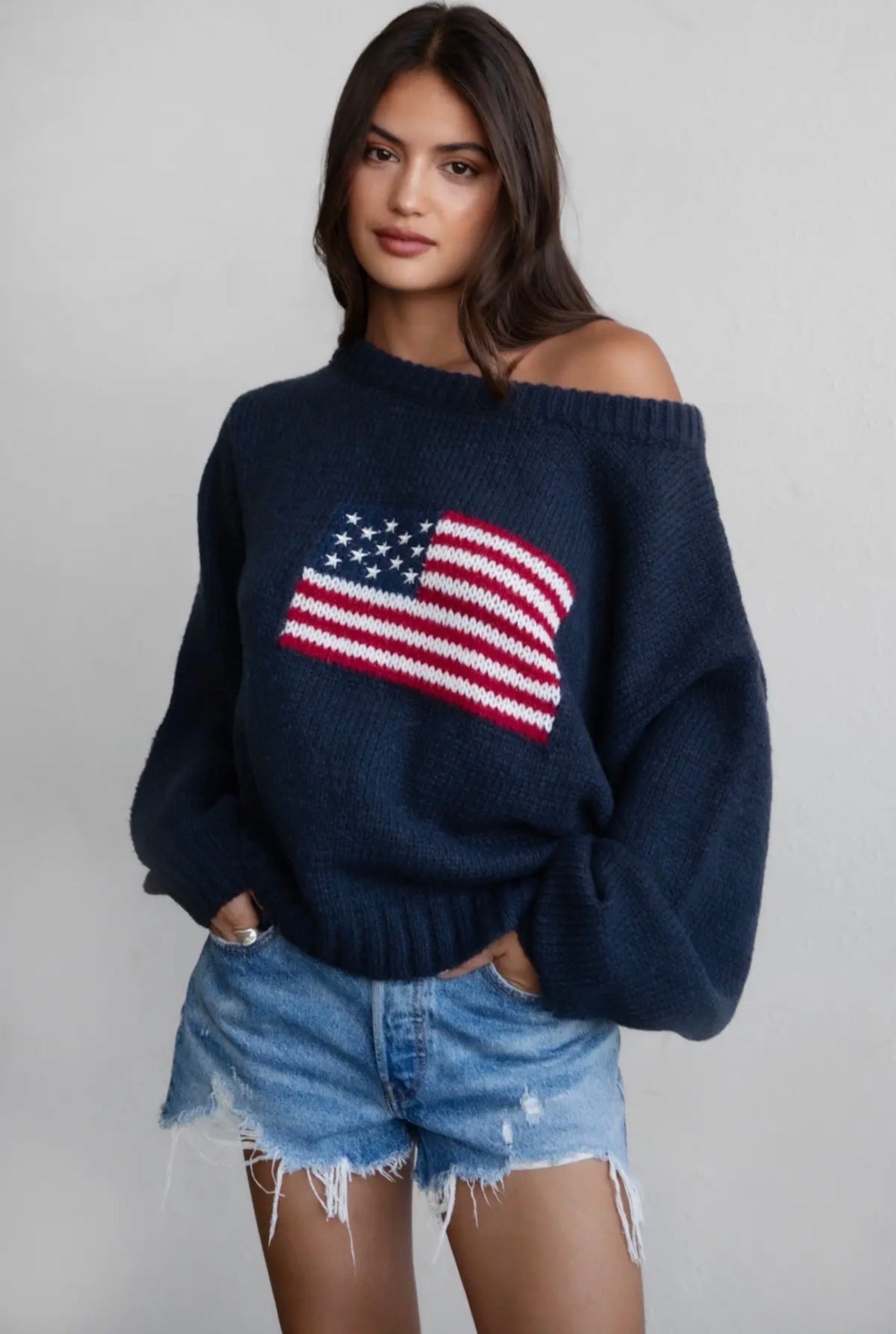 American Dream Sweater - ONFEMME By Lindsey's Kloset
