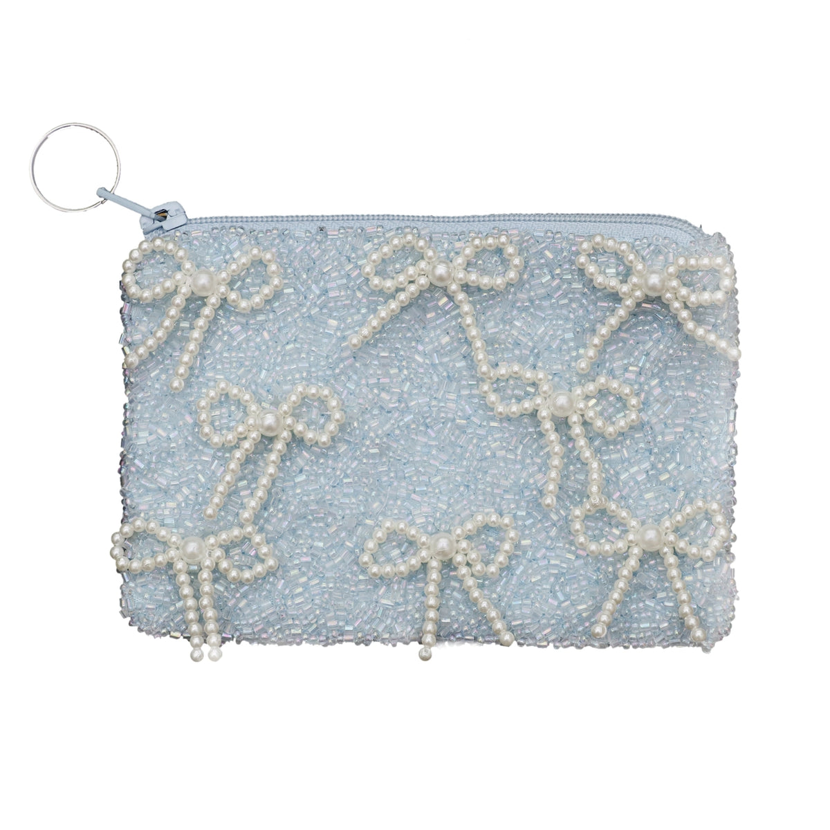 Bows Beaded Coin Purse - ONFEMME By Lindsey's Kloset