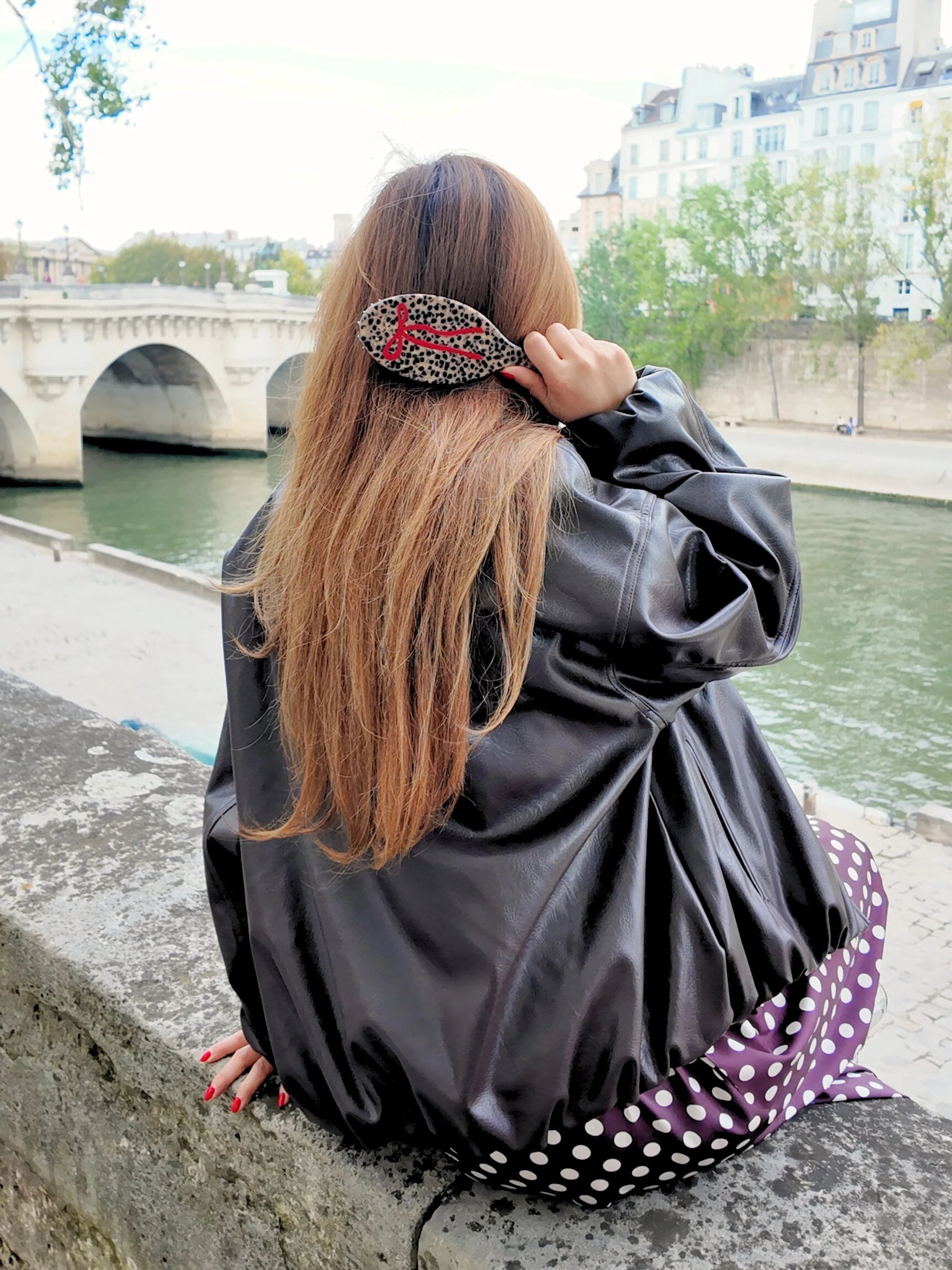 Leopard Bow Amazing Hair Day Brush