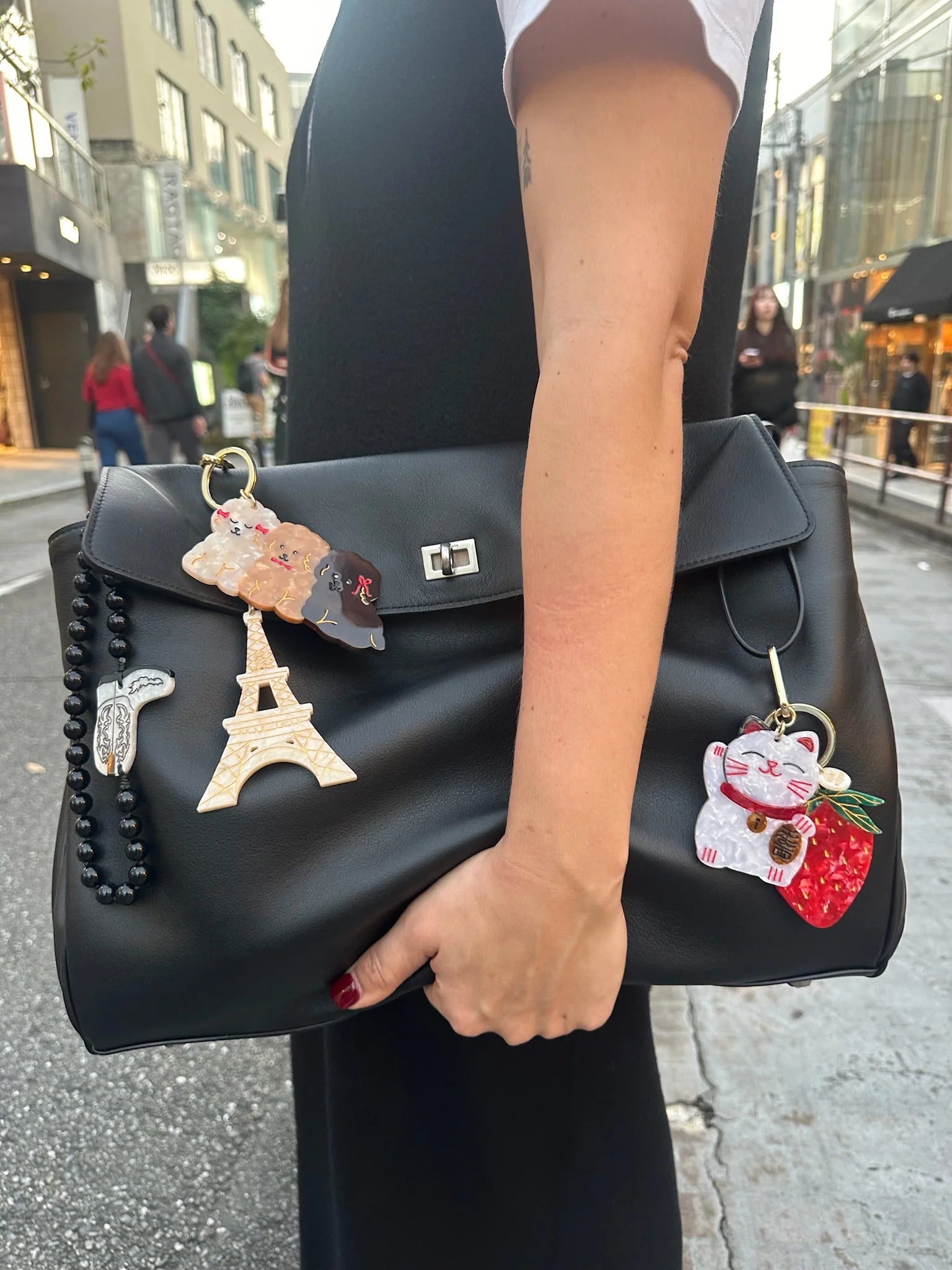 Eiffel Tower Bag Charm + Keychain