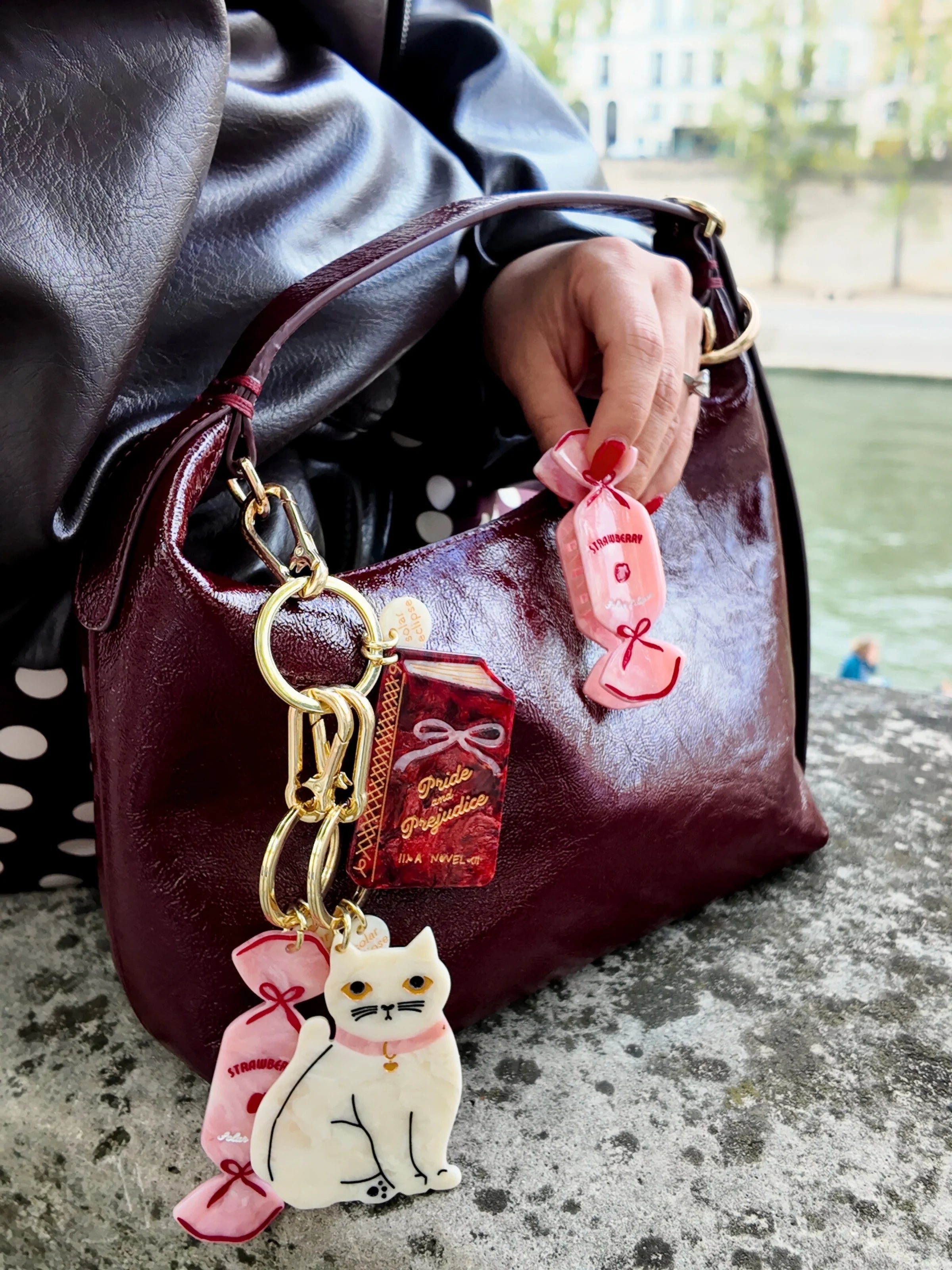 Pride & Prejudice Bag Charm + Keychain - ONFEMME By Lindsey's Kloset