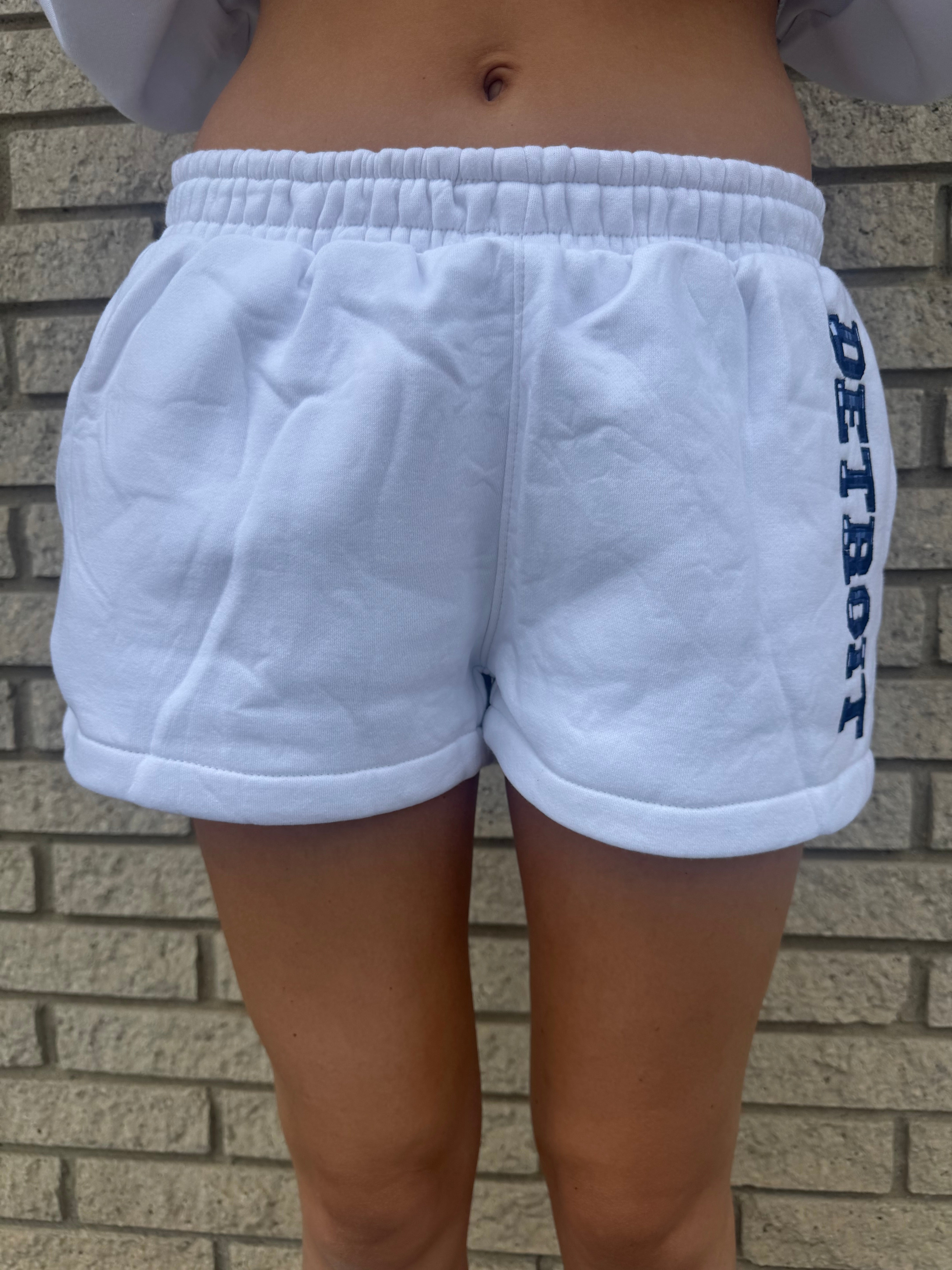 Kickoff Plaid Sweatshorts