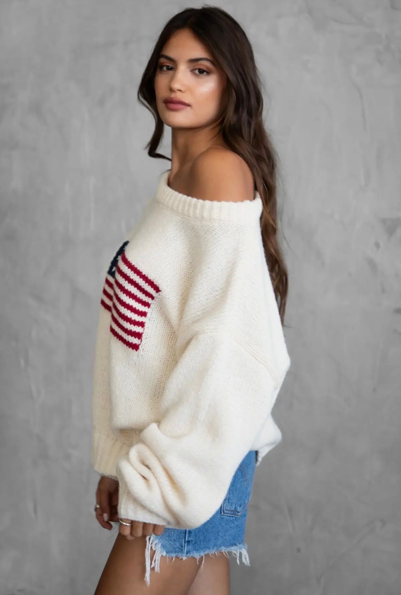 American Dream Sweater - ONFEMME By Lindsey's Kloset