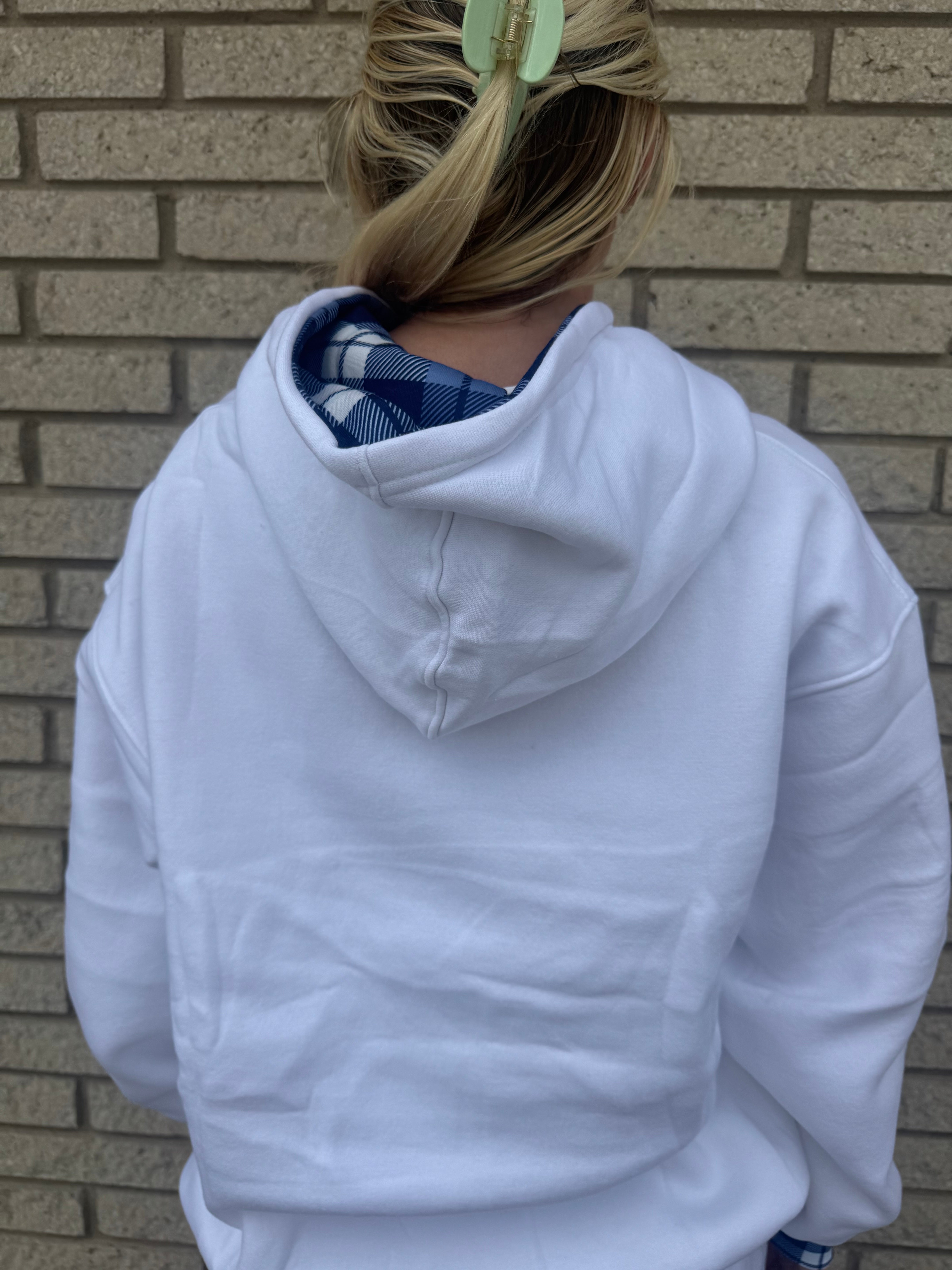 Kickoff Plaid Hoodie