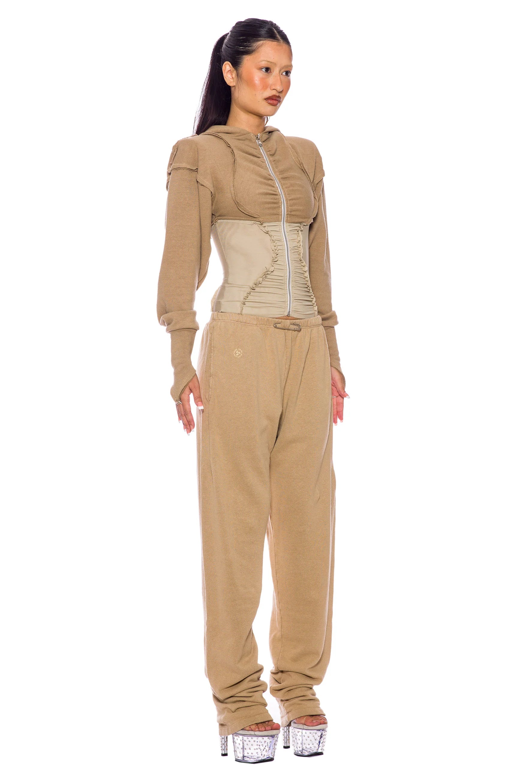 Open Seam Zip Hoodie - ONFEMME By Lindsey's Kloset