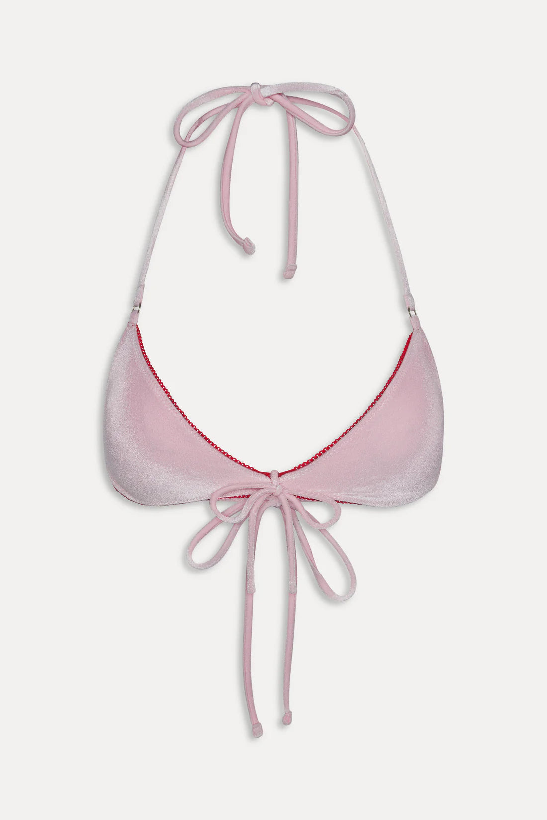 Amore Skimpy Velvet Bikini Top