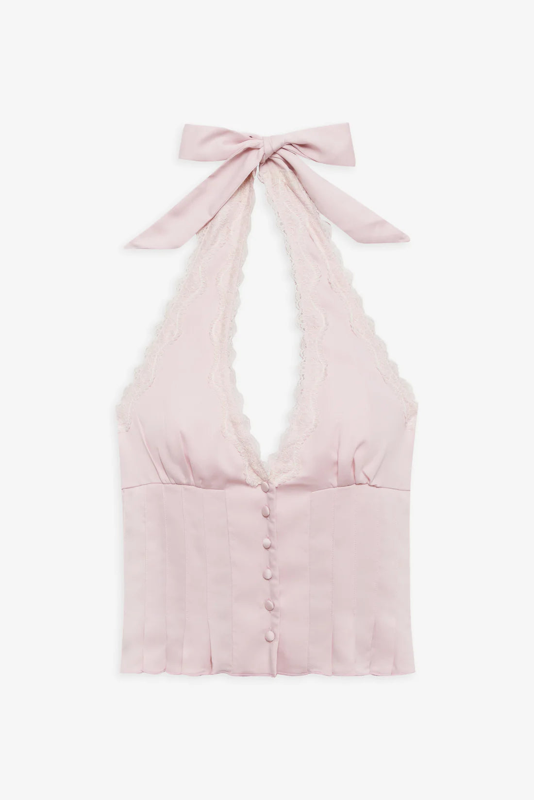 Angeline Satin Halter Top - ONFEMME By Lindsey's Kloset
