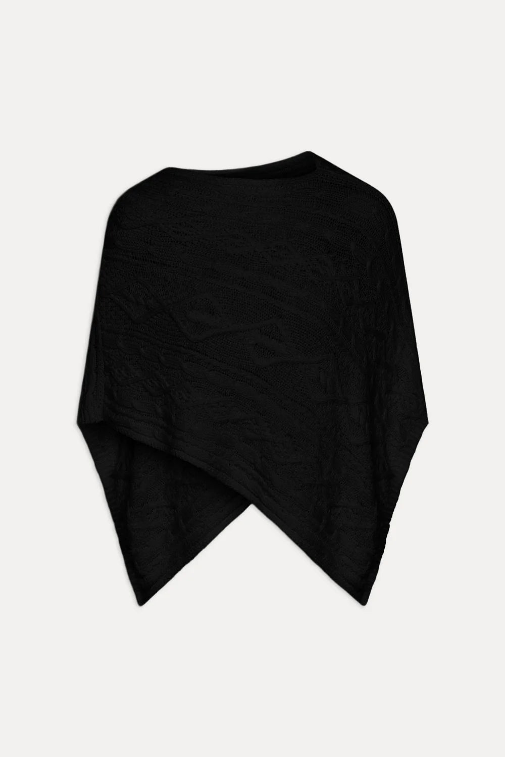 Aspen Cotton Knit Poncho