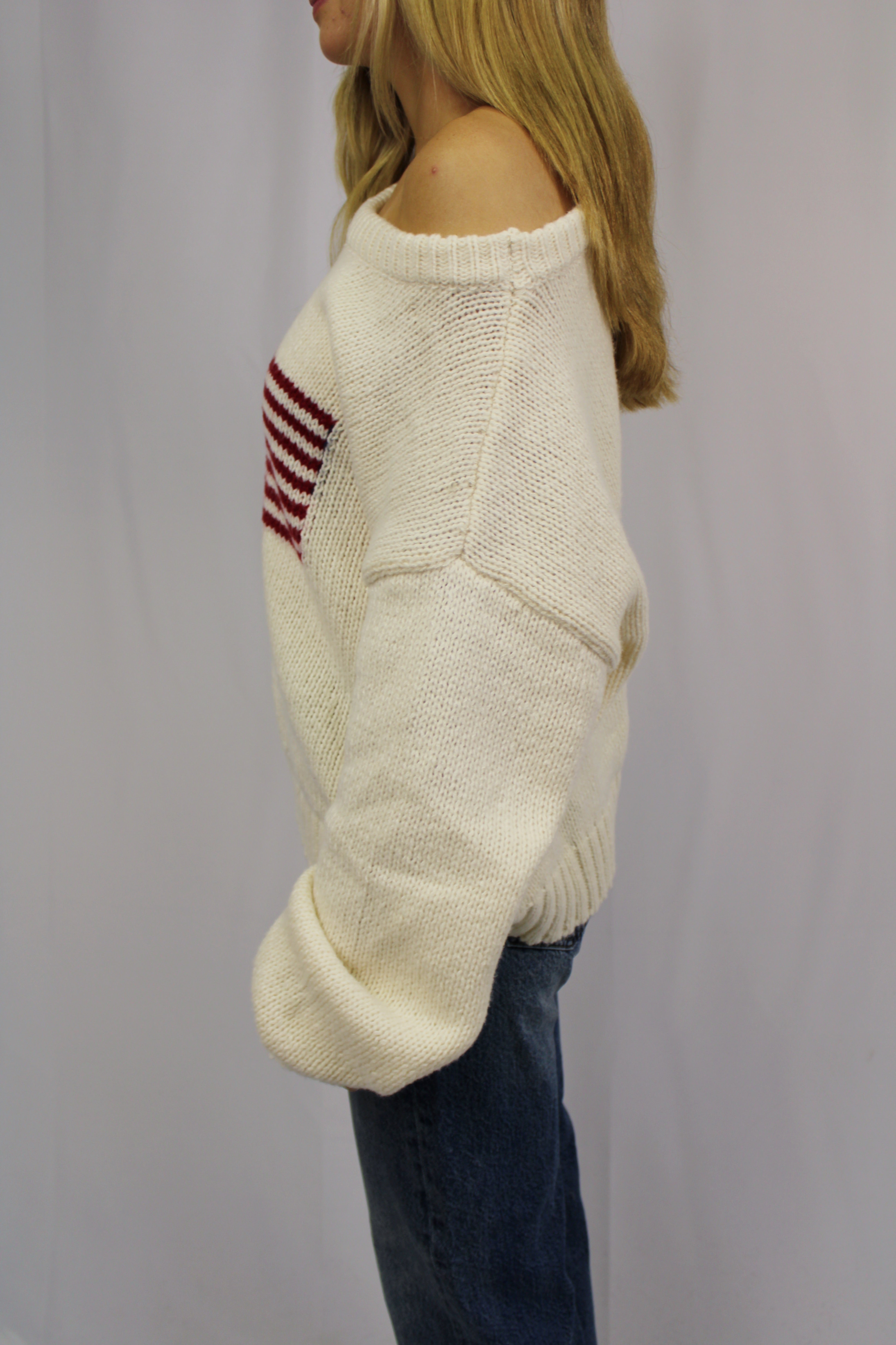 American Dream Sweater - ONFEMME By Lindsey's Kloset