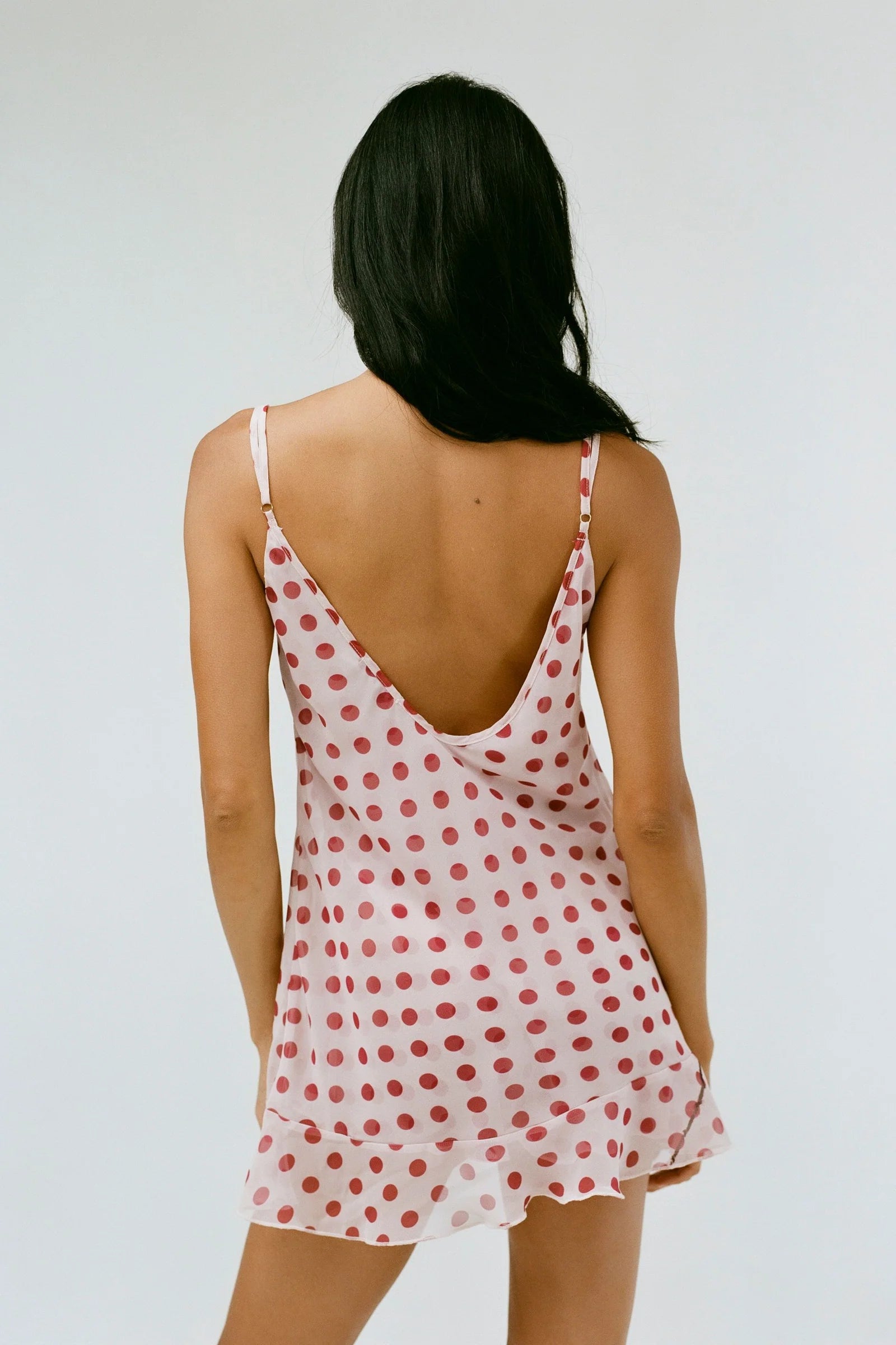 The Butterfly Dress in Red Dot - ONFEMME By Lindsey's Kloset