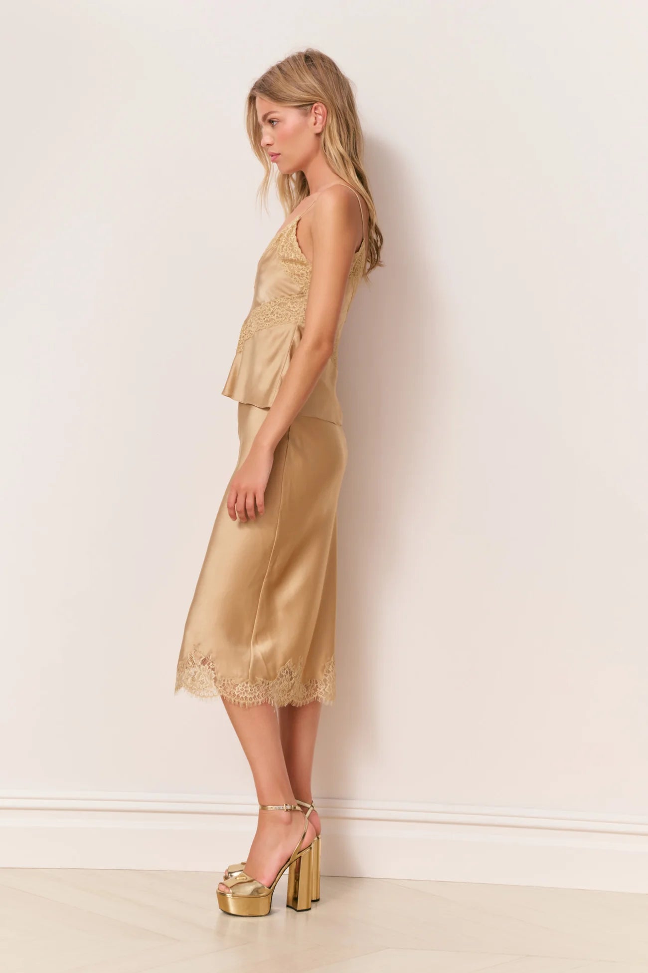 Brimsley Silk Lace Cami Top - ONFEMME By Lindsey's Kloset