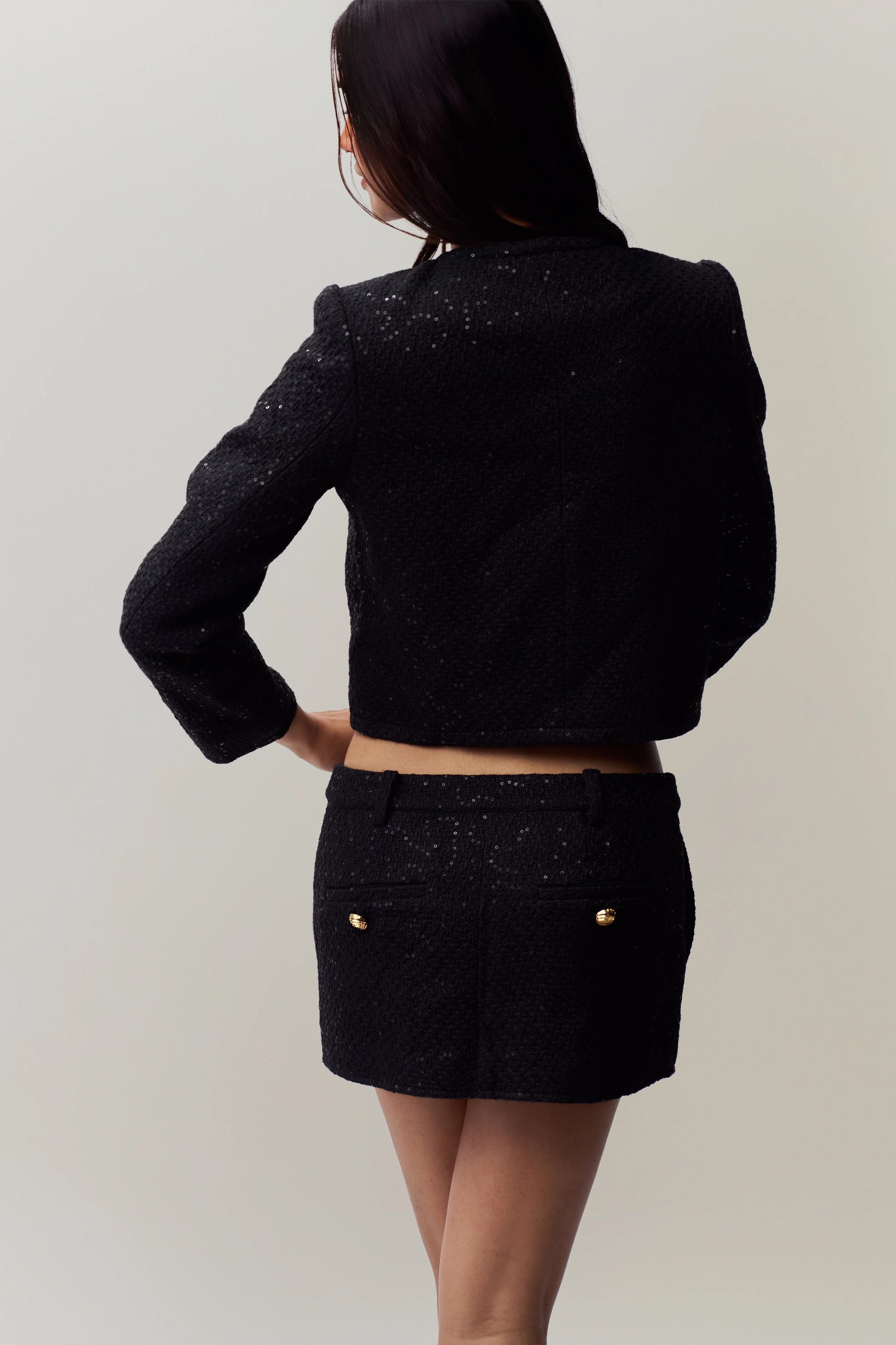 Bela Tweed Mini Skirt - ONFEMME By Lindsey's Kloset