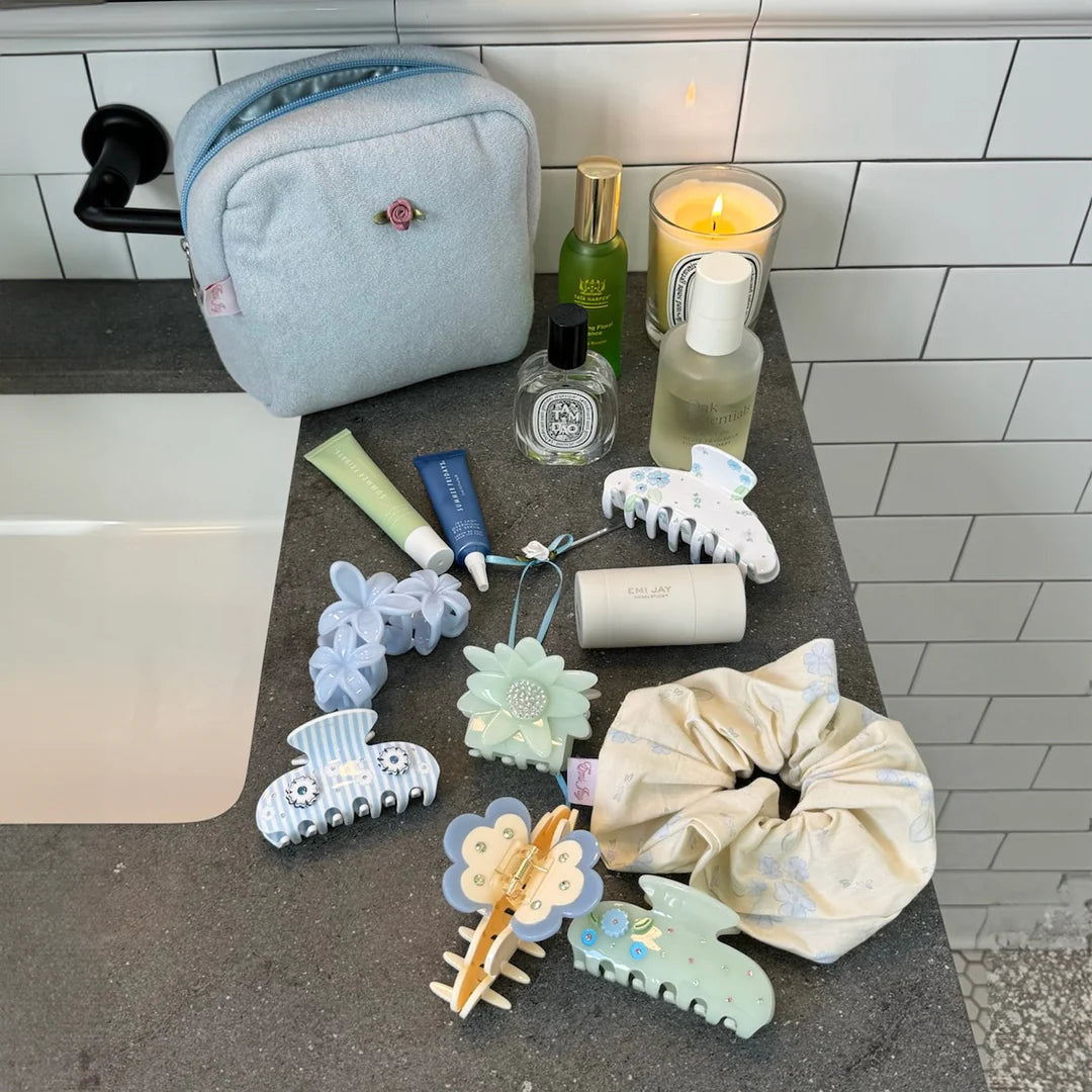 Sweet Like Honey Pouch in Airy Blue - ONFEMME By Lindsey's Kloset