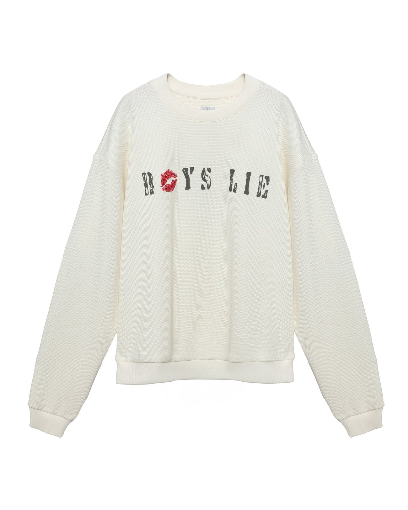 Cadet White Kara Crewneck - ONFEMME By Lindsey's Kloset