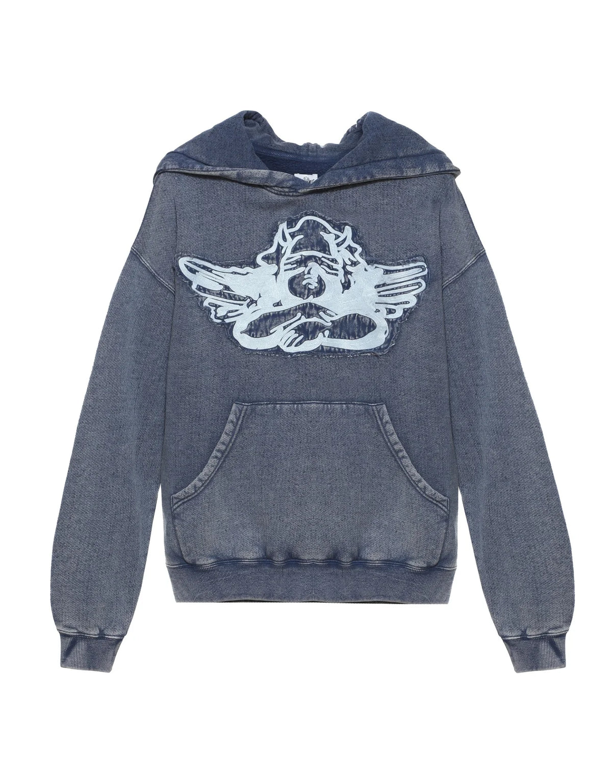 Blue Stitch Me Up Racer Hoodie - ONFEMME By Lindsey's Kloset