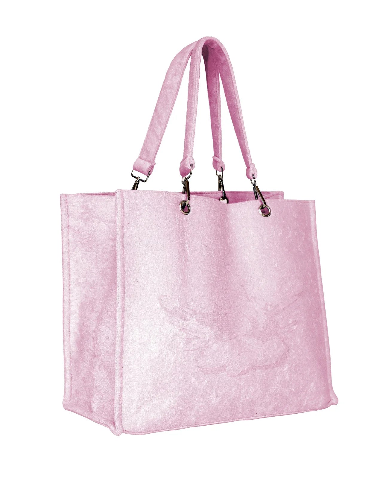 Ivy League Pink Terry Tote - ONFEMME By Lindsey's Kloset