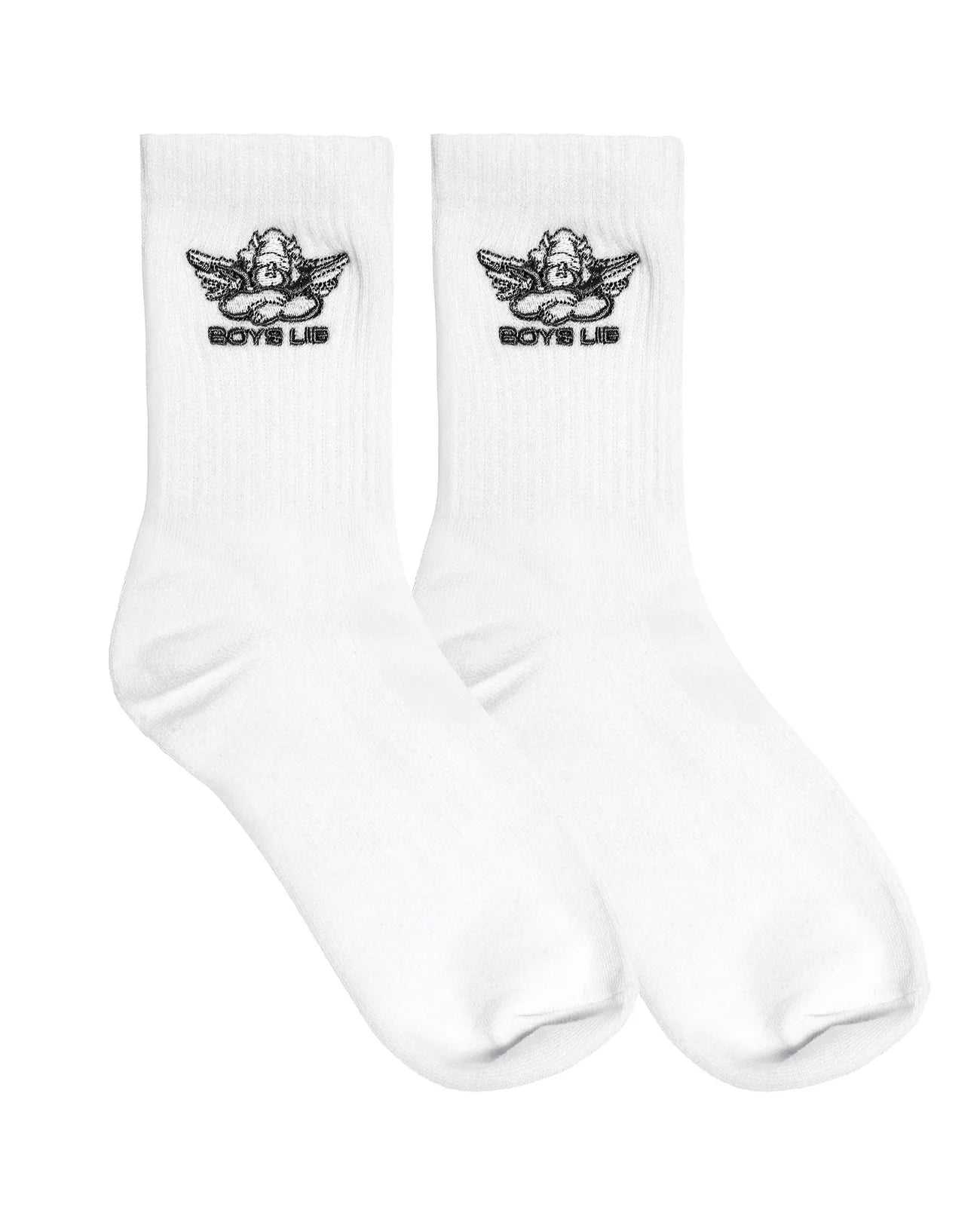 Boys Lie Black Logo Sock - ONFEMME By Lindsey's Kloset