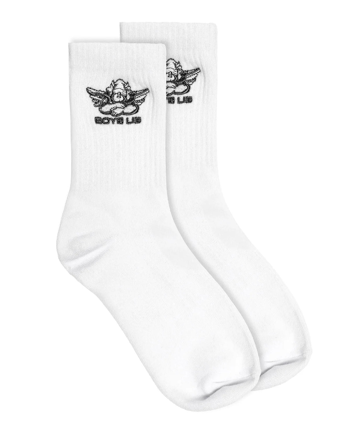 Boys Lie Black Logo Sock - ONFEMME By Lindsey's Kloset