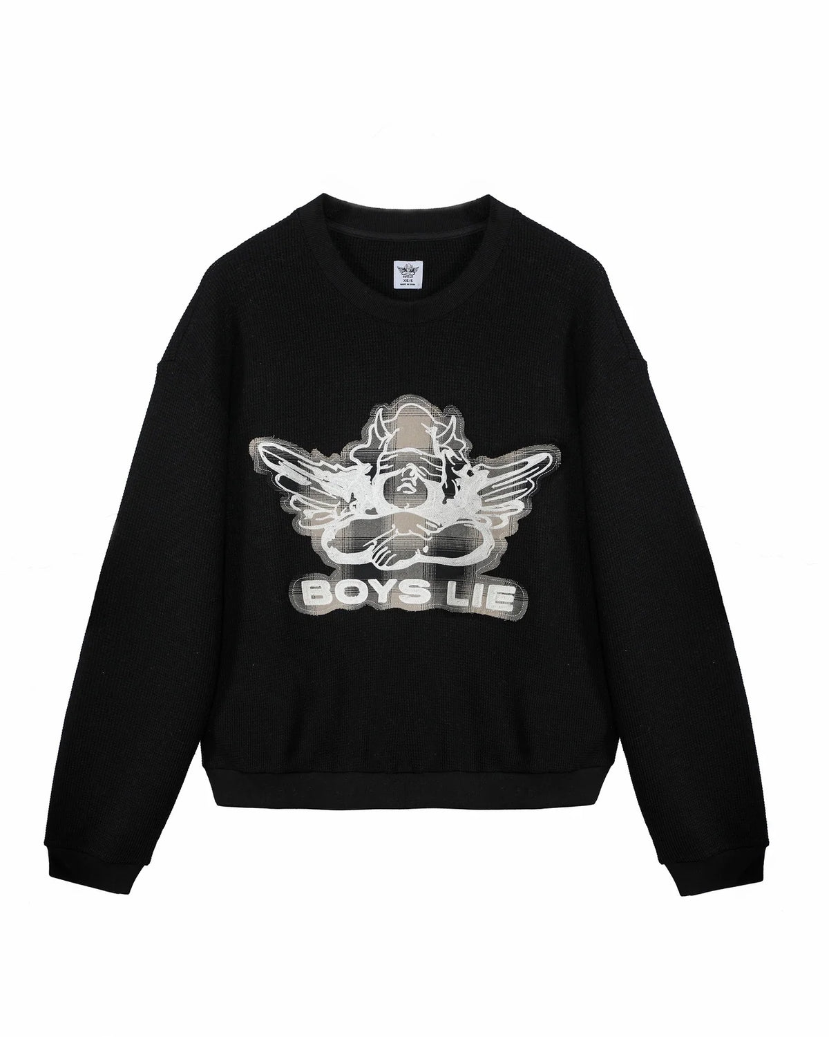 Boarding School Stitch Me Up Kara Crewneck - ONFEMME By Lindsey's Kloset