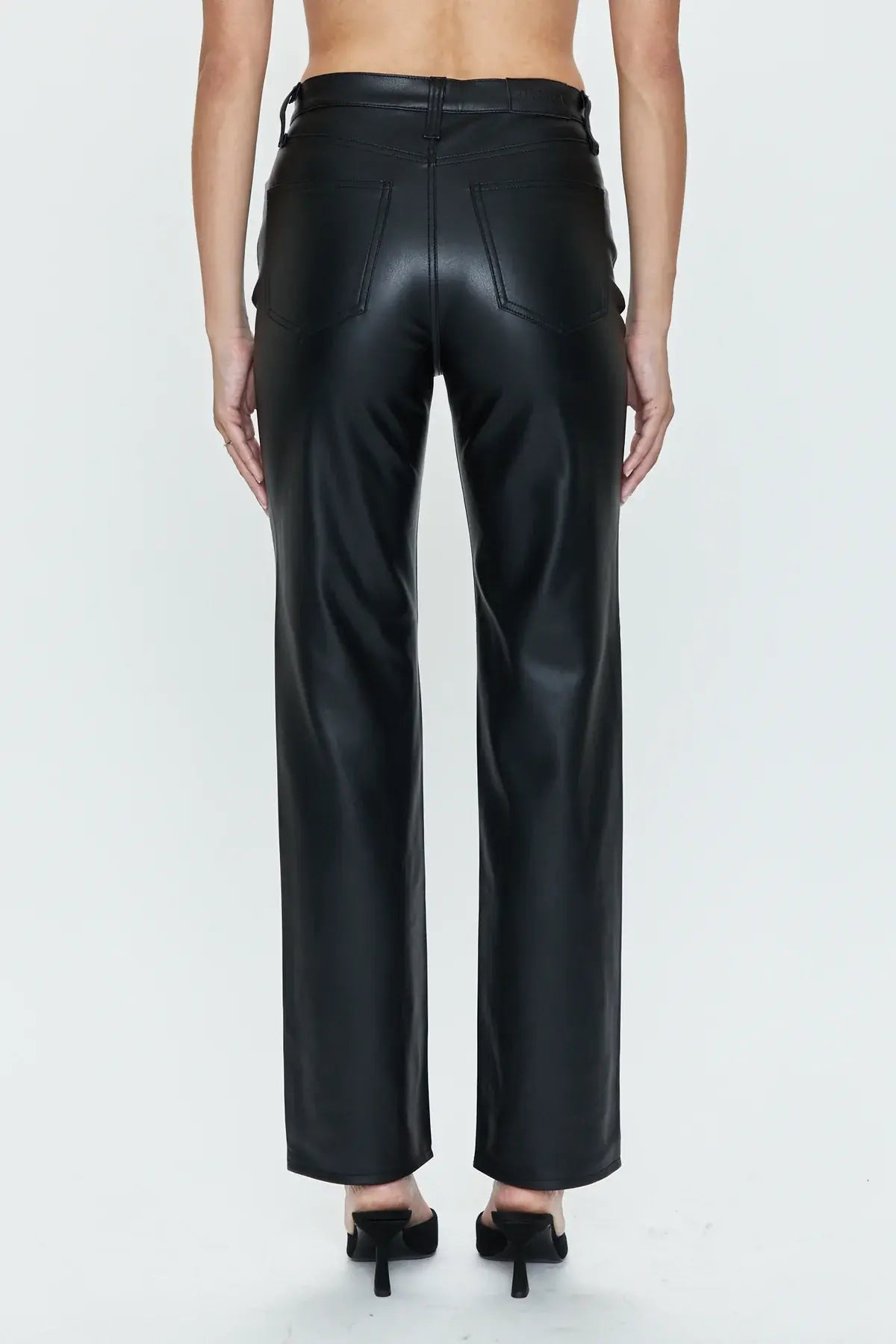 Cassie Super High Rise Straight - Slate Black - ONFEMME By Lindsey's Kloset