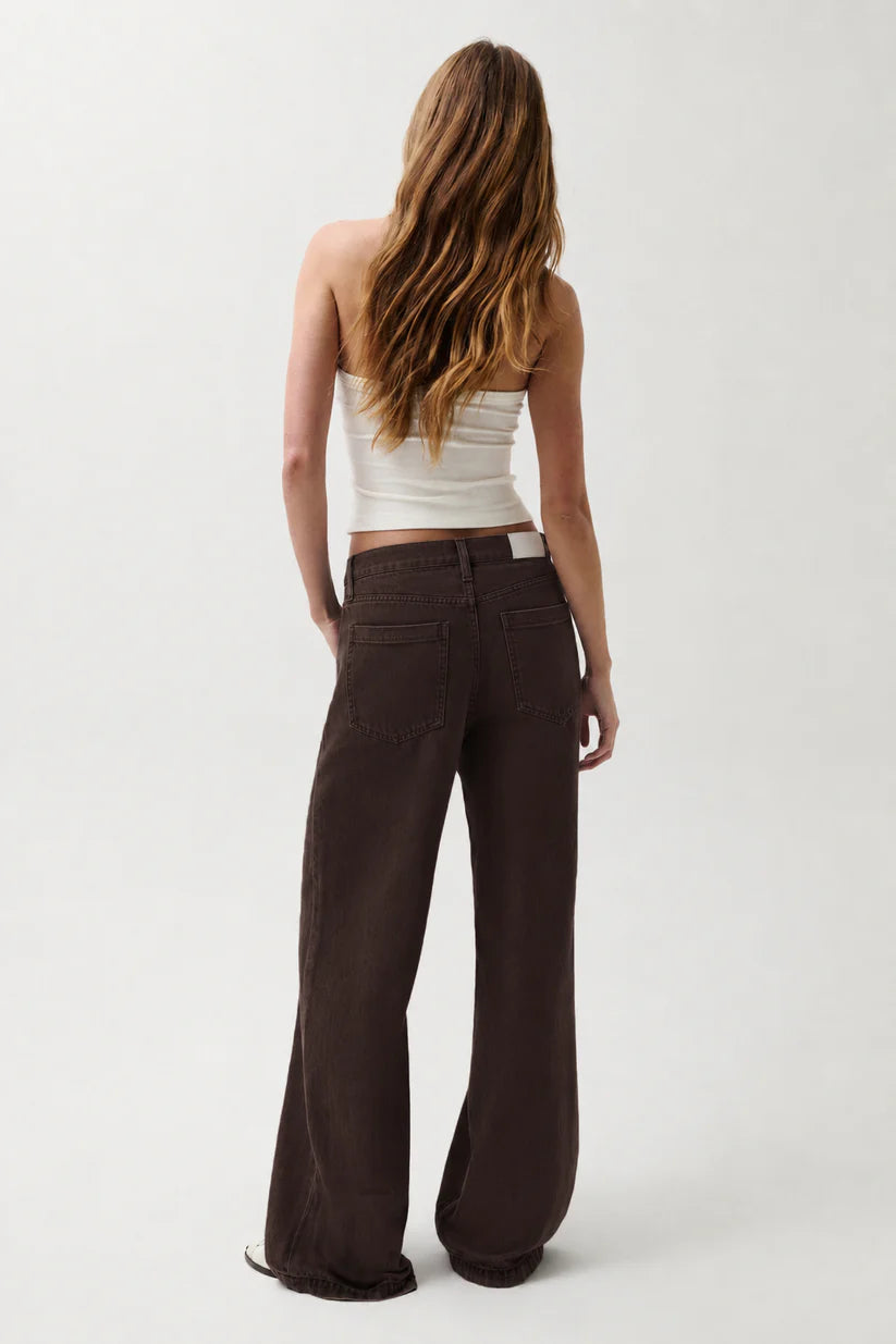 Jadyn Mid Rise Palazzo Jean - Bruna