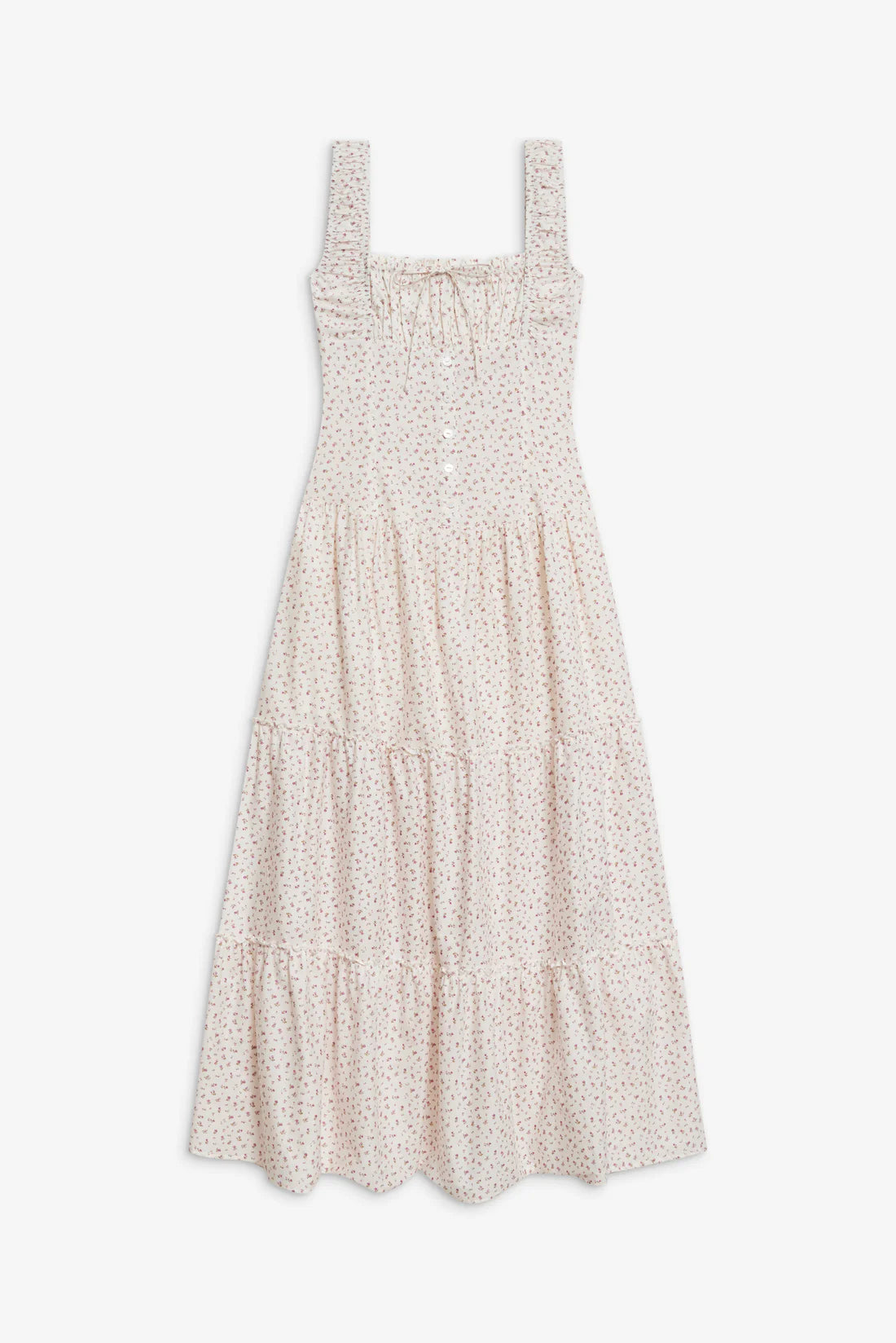 Christabelle Floral Ruffle Maxi Dress - ONFEMME By Lindsey's Kloset