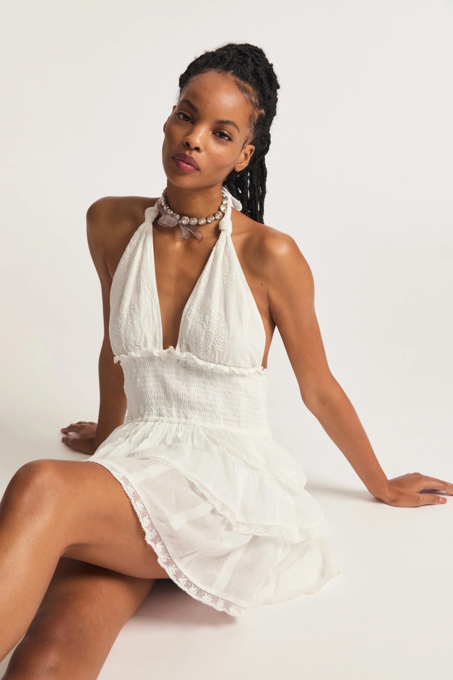 Deanna Halter Mini Dress - ONFEMME By Lindsey's Kloset