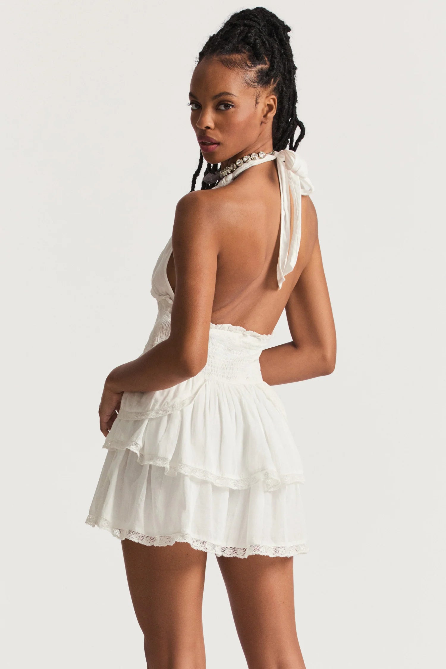 Deanna Halter Mini Dress - ONFEMME By Lindsey's Kloset