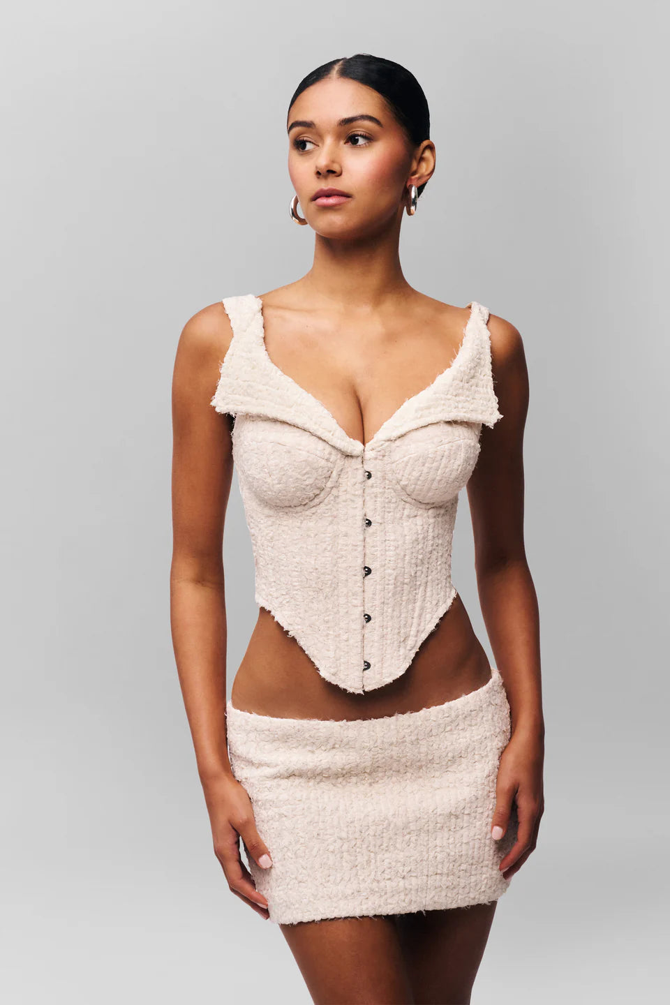 Chamonix Chiffon Corset - ONFEMME By Lindsey's Kloset
